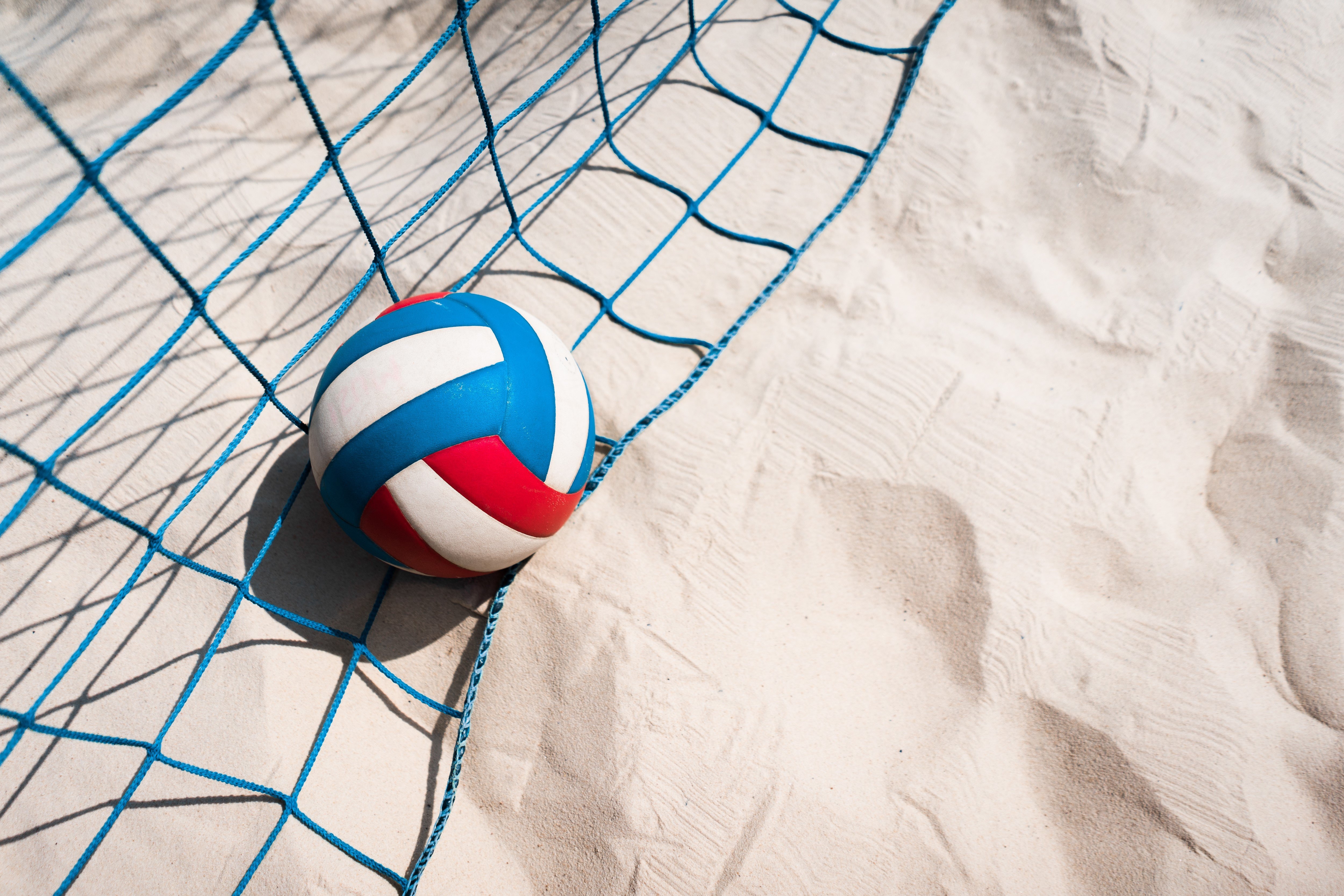 5000x3340 4K, 5K, volleyball, Ball, Sand, Net Gallery HD Wallpaper, Desktop