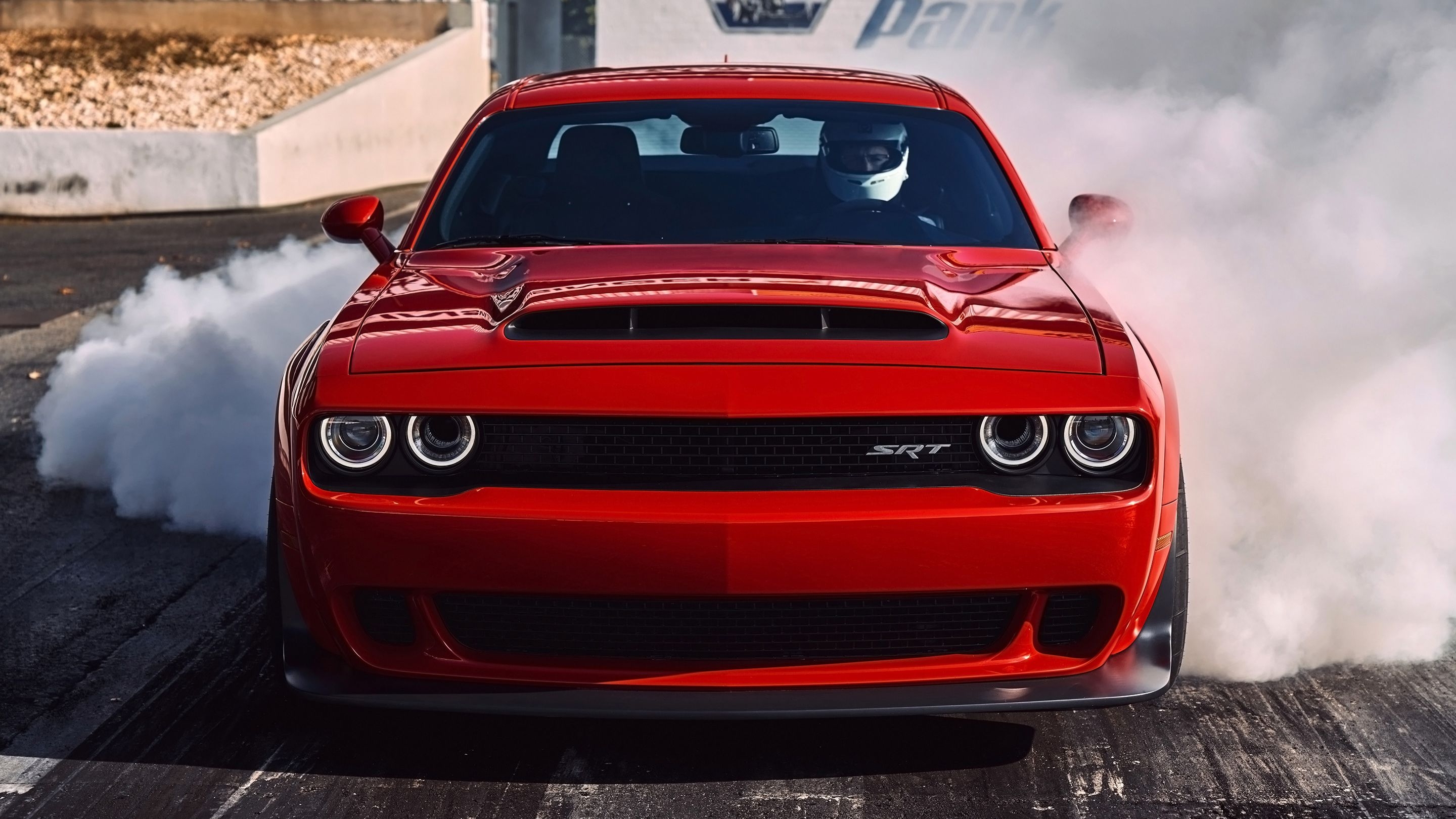 2880x1620 Dodge Challenger SRT Demon Burnout Wallpaper. HD Car Wallpaper, Desktop