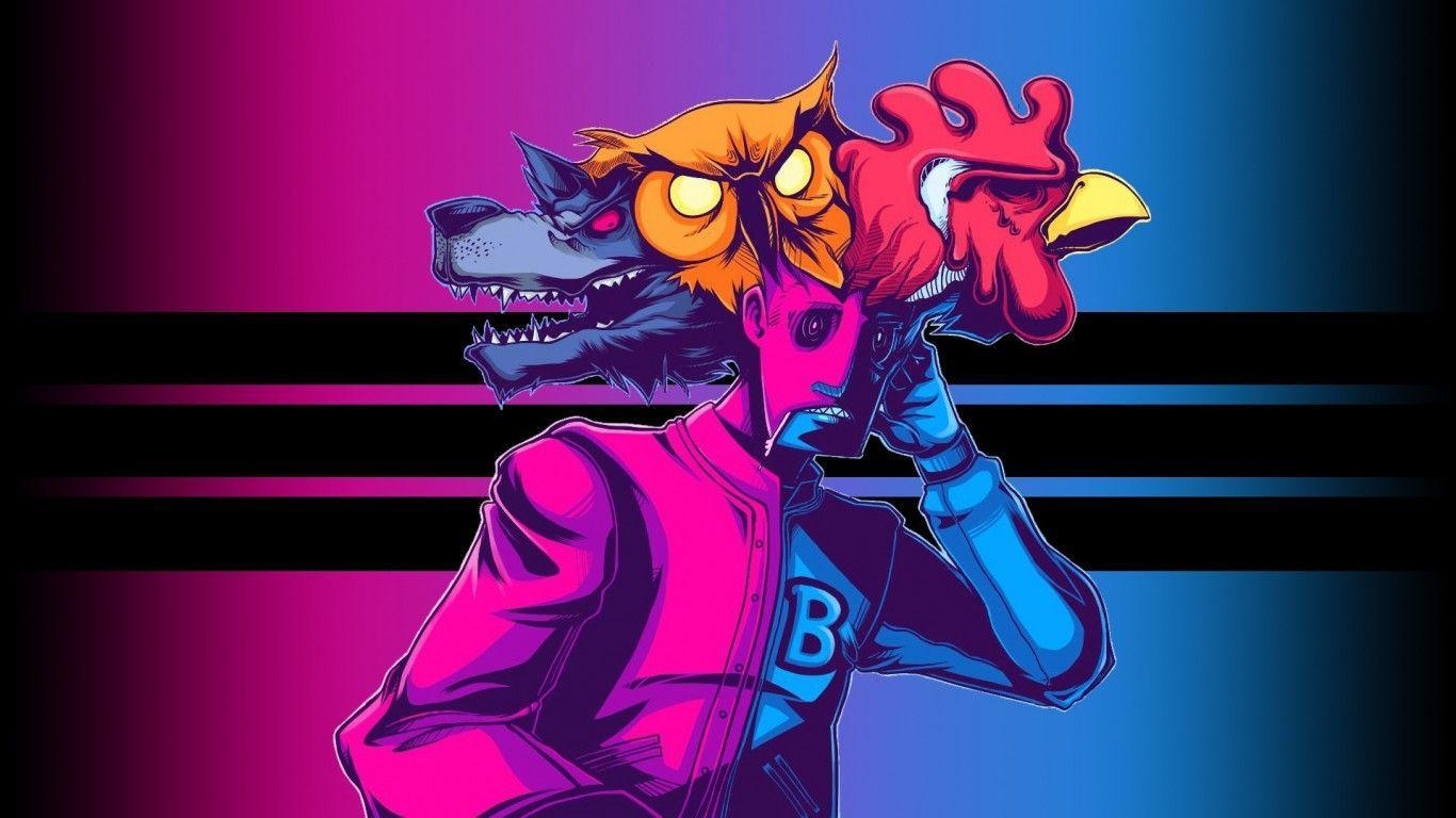 1370x770 Hotline Miami HD Wallpaper and Background, Desktop