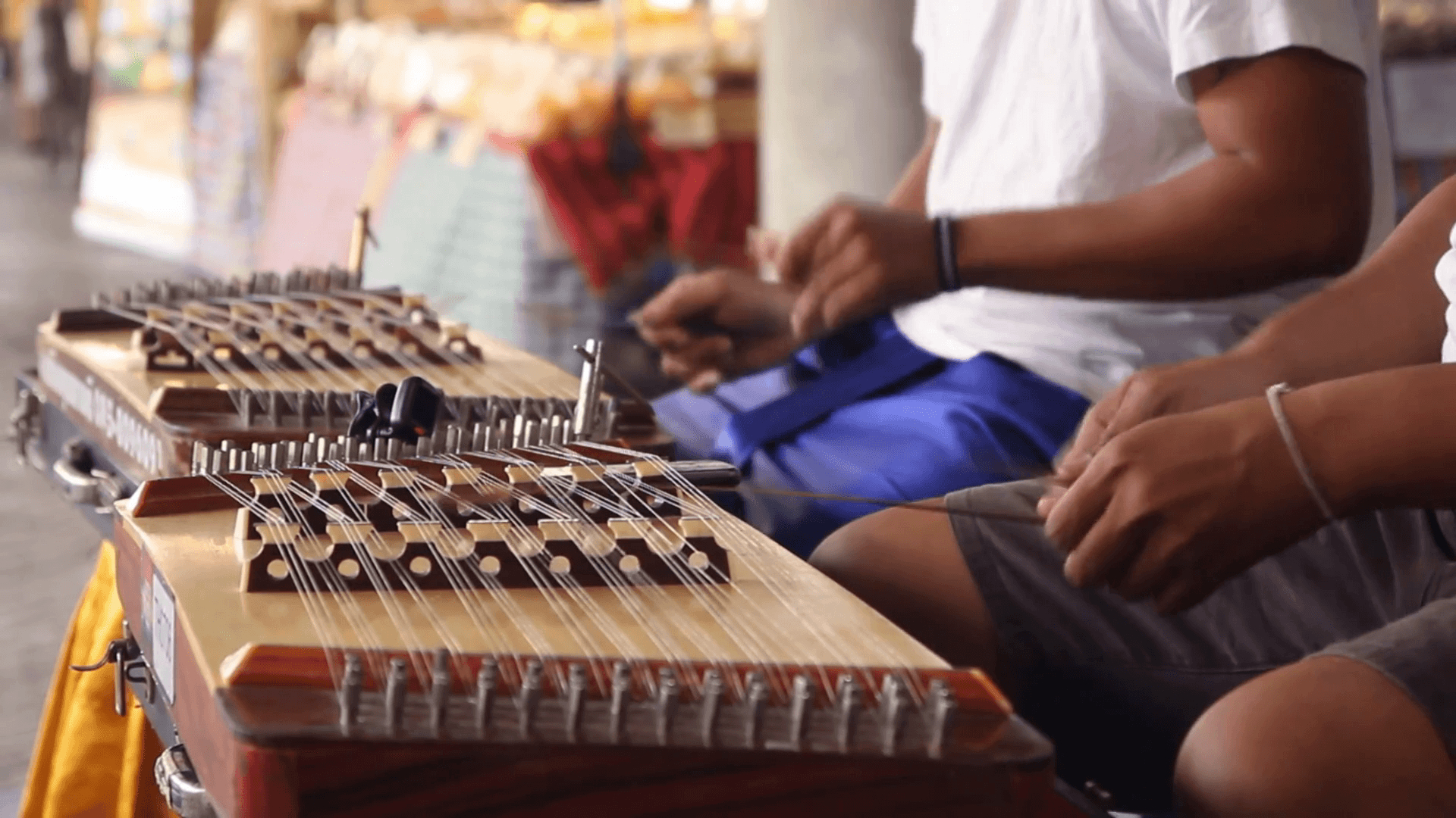 1920x1080 Thai wooden dulcimer musical instrument performing Stock Video, Desktop