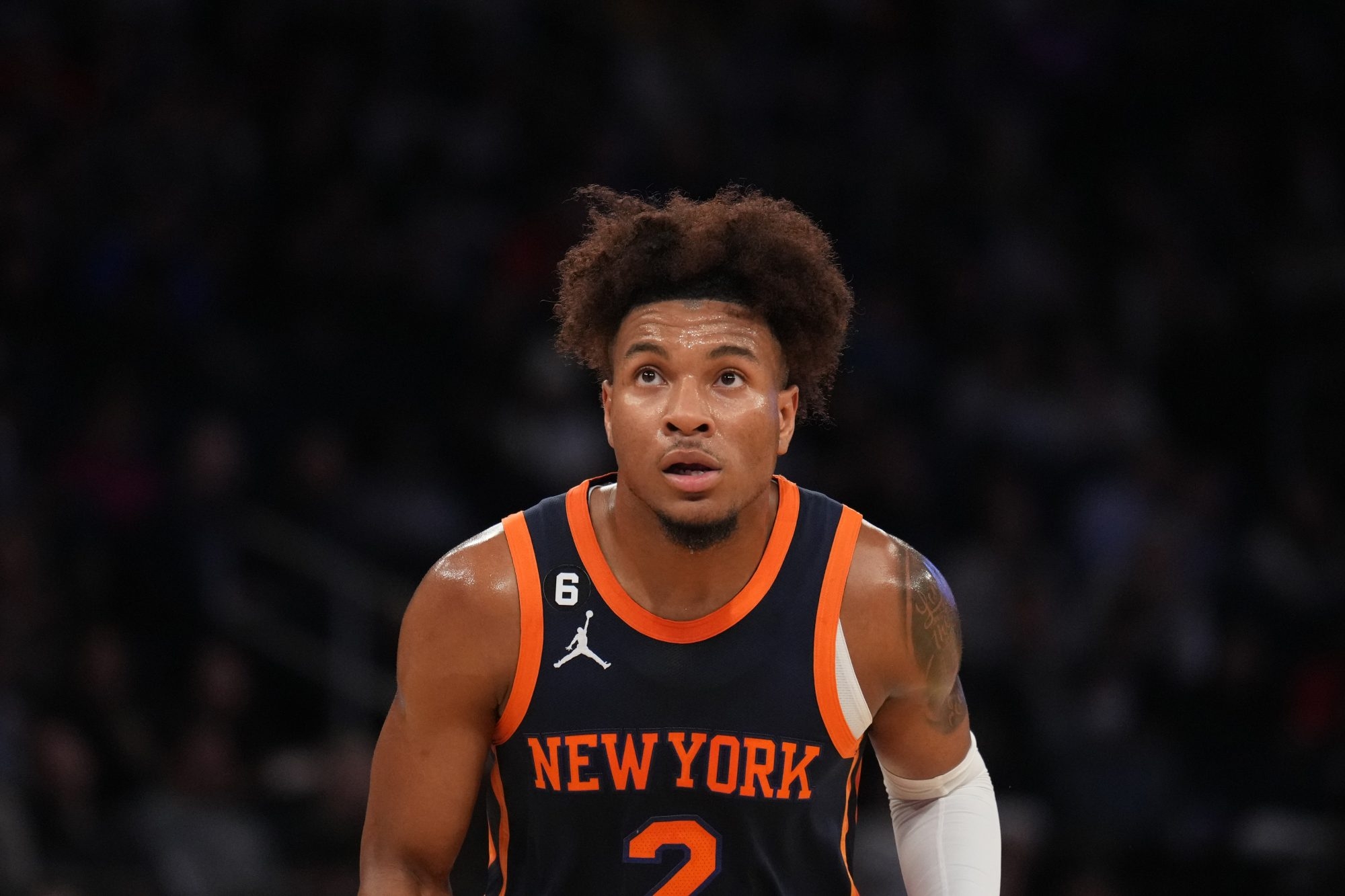 2000x1340 Knicks' Miles McBride waiting for shot isn't new to him, Desktop