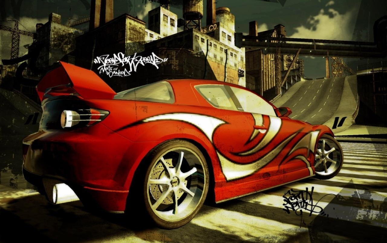 1280x810 NFS red Mazda RX8 wallpaper. NFS red Mazda RX8, Desktop