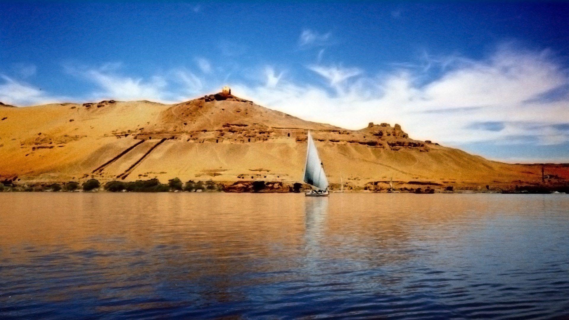 1920x1080 Boat Nile River #Wallpaper, Desktop