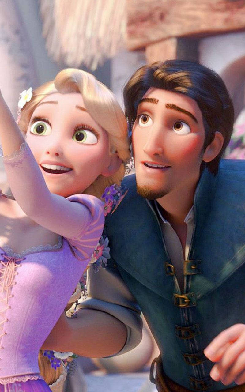 800x1280 Download Rapunzel Flynn Selfie Wallpaper, Phone