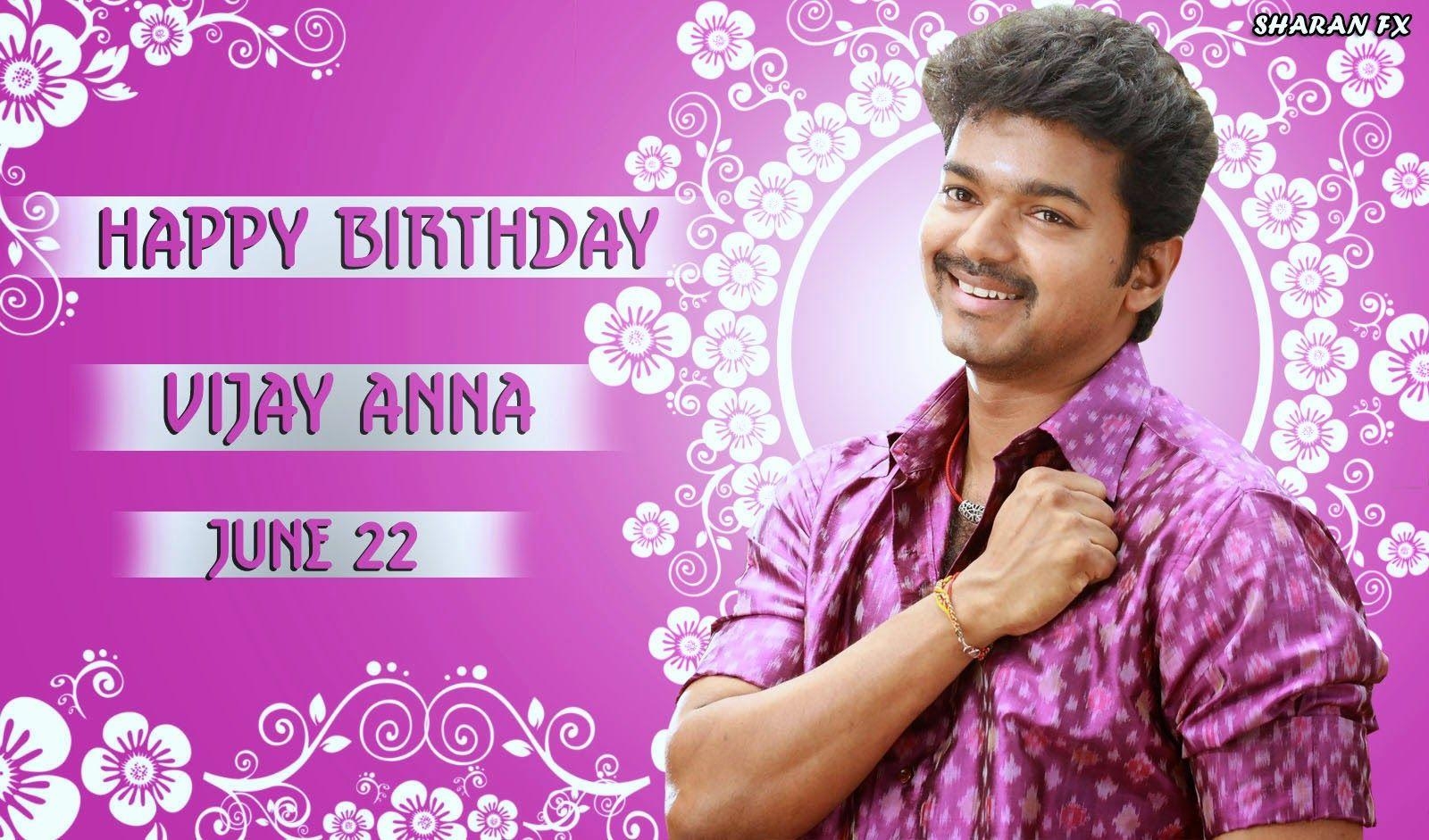 1600x950 Vijay Birthday Image Actor Vijay Birthday Wallpaper Thalapathy, Desktop