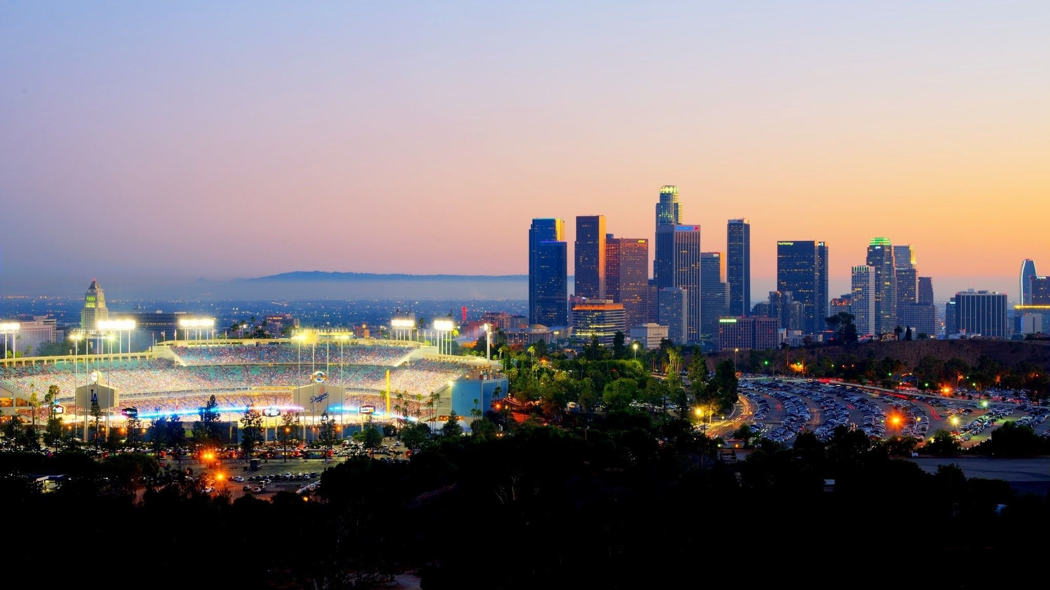 2050x1160 Dodgers Stadium Wallpaper, Desktop