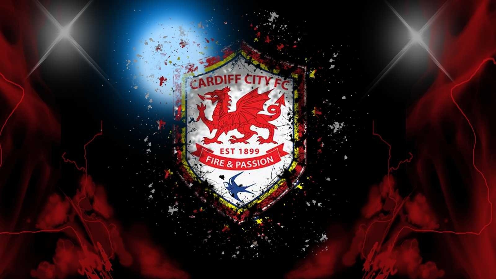 1600x900 Cardiff City FC Fire and Passion Logo Wallpaper HD. Wallpaper, Desktop