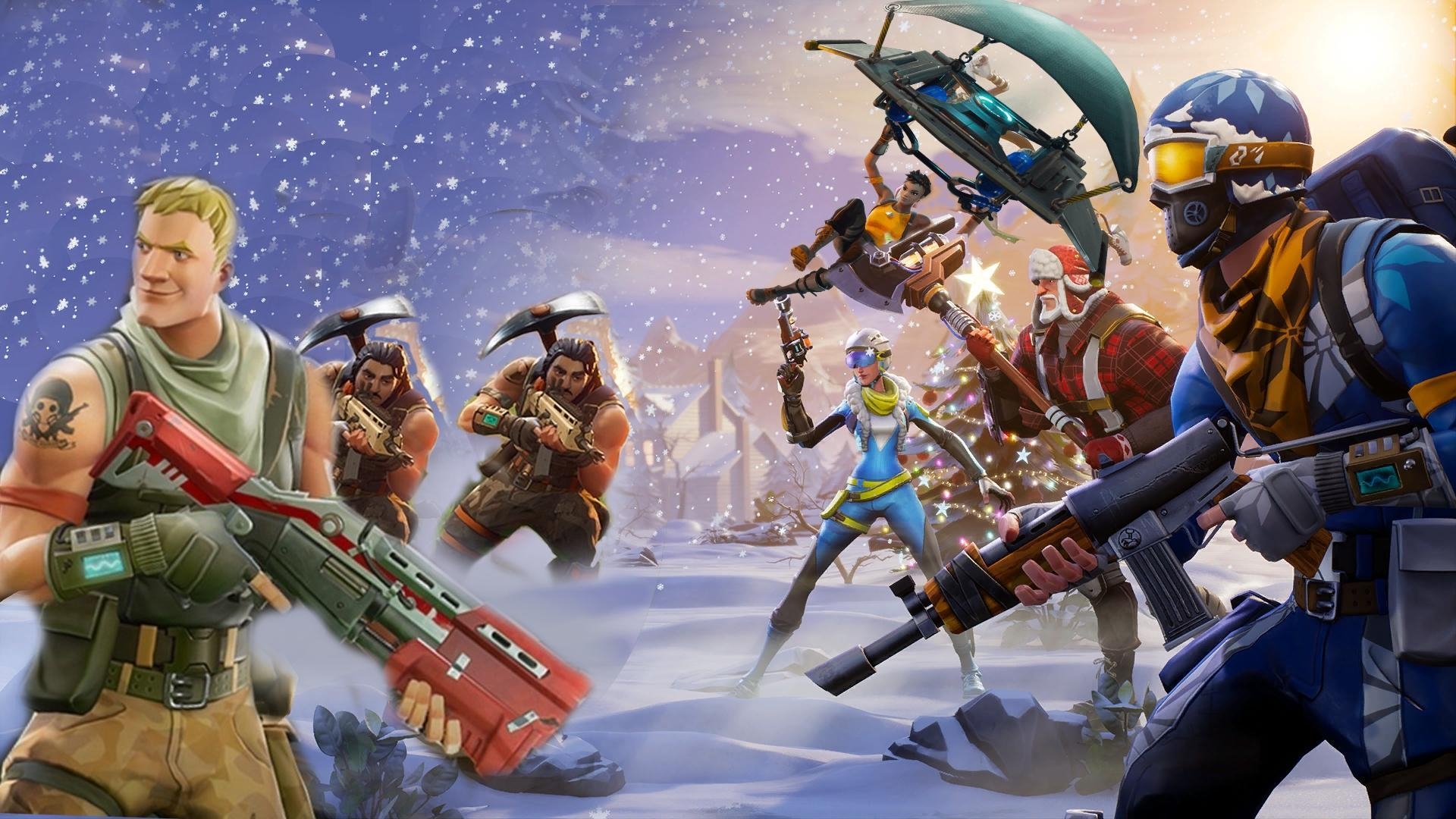 1920x1080 Best Free Fortnite Christmas Wallpaper, Desktop