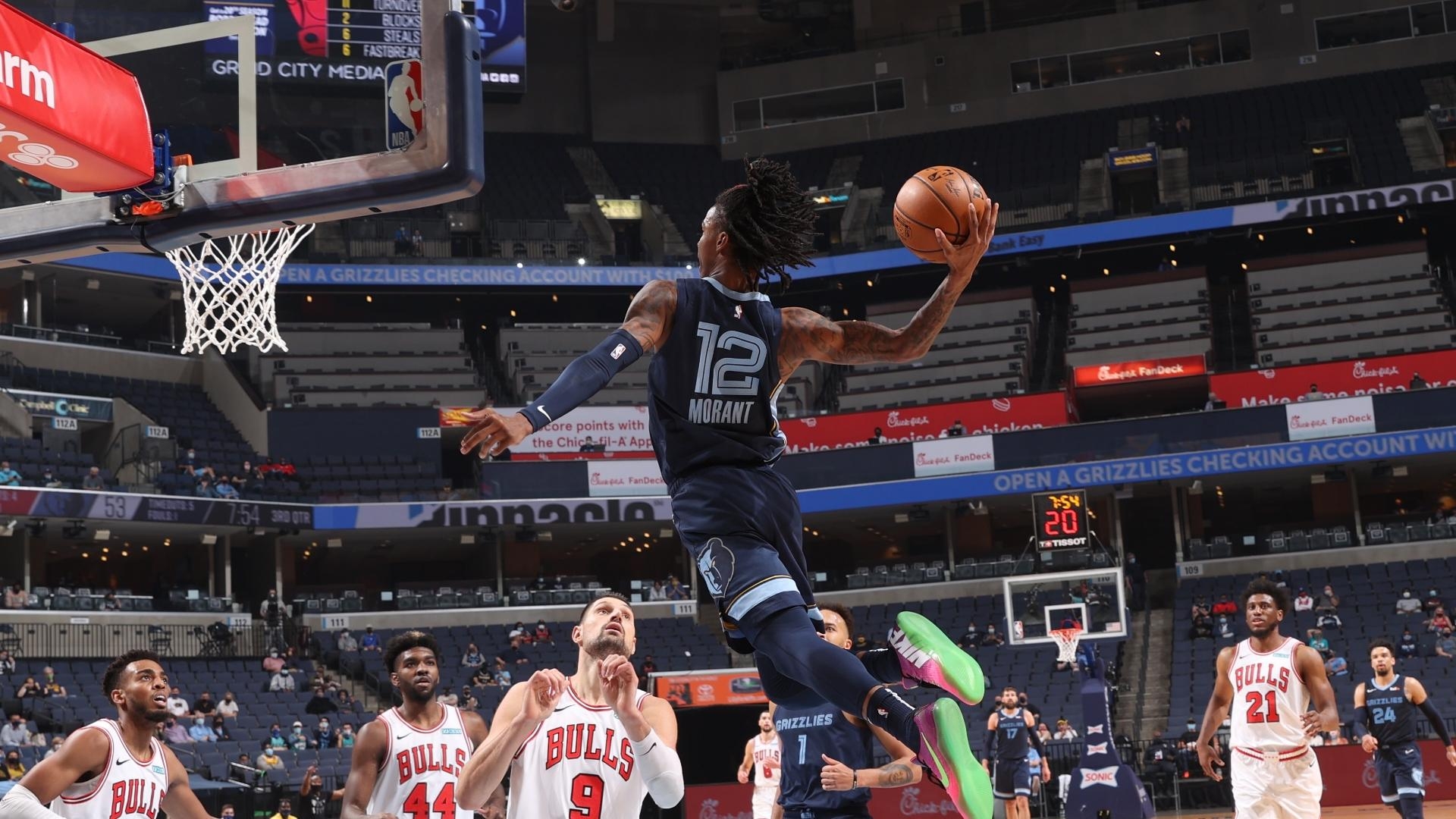 1920x1080 NBA Top Shot This: Ja Morant Skies For Incredible One Handed Alley Oop Dunk. Sporting News Canada, Desktop