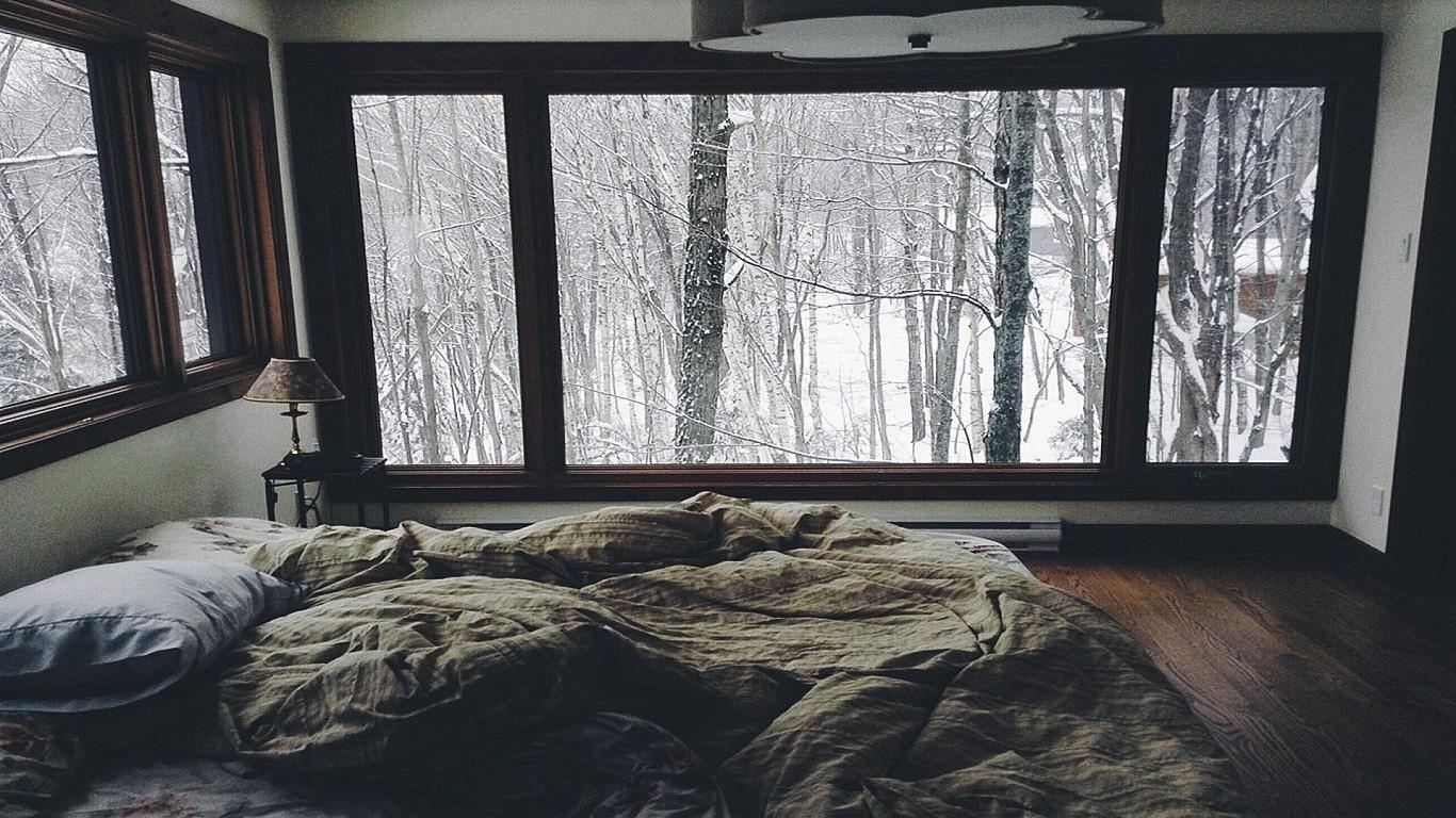 1370x770 interiors bed winter cozy wallpaper and background, Desktop