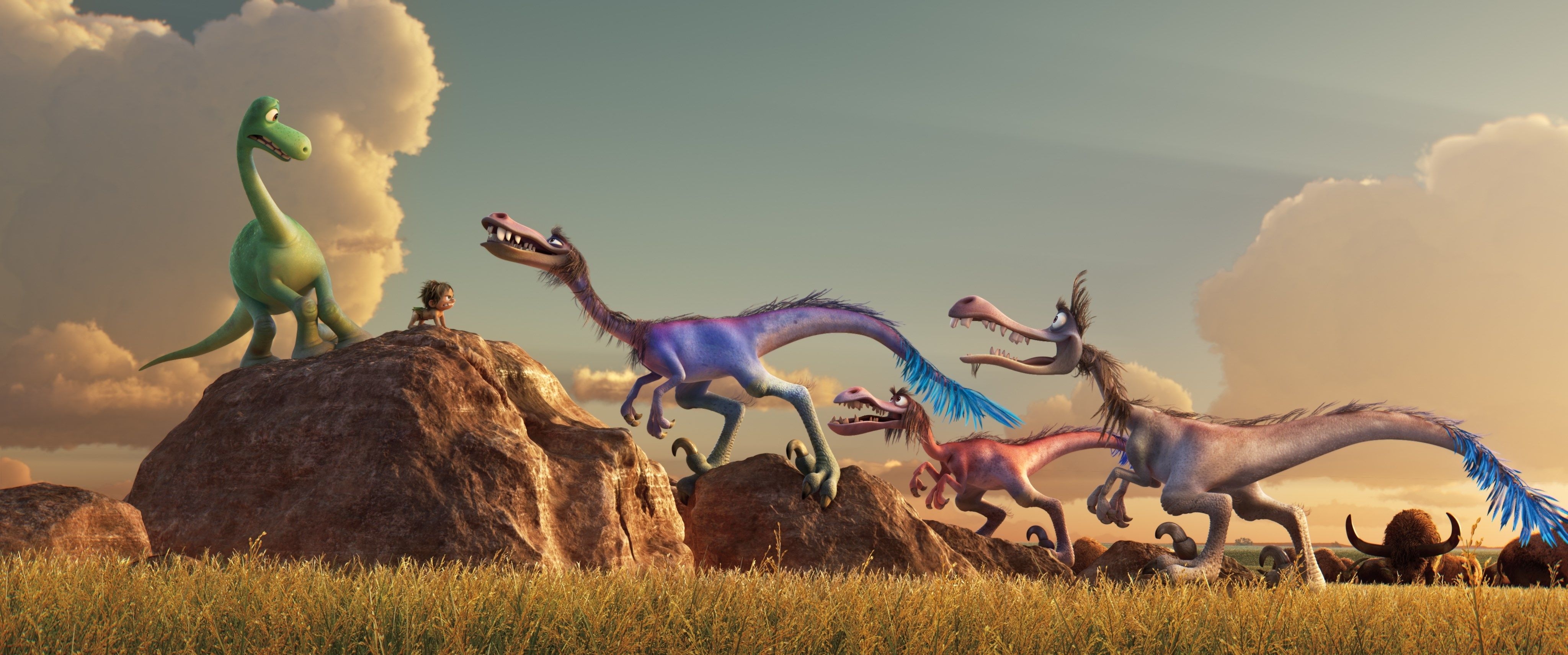 4100x1720 the good dinosaur 4k ultra HD wallpaper High quality walls, Dual Screen