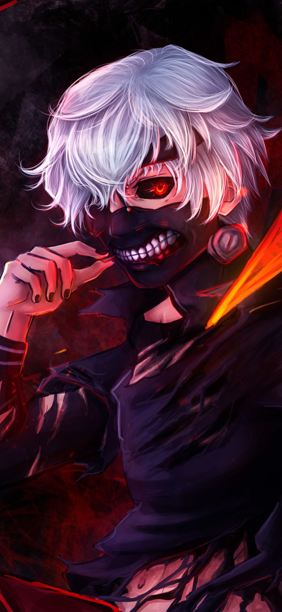 1130x2440 Ken Kaneki Wallpaper, HD Ken Kaneki Background on WallpaperBat, Phone