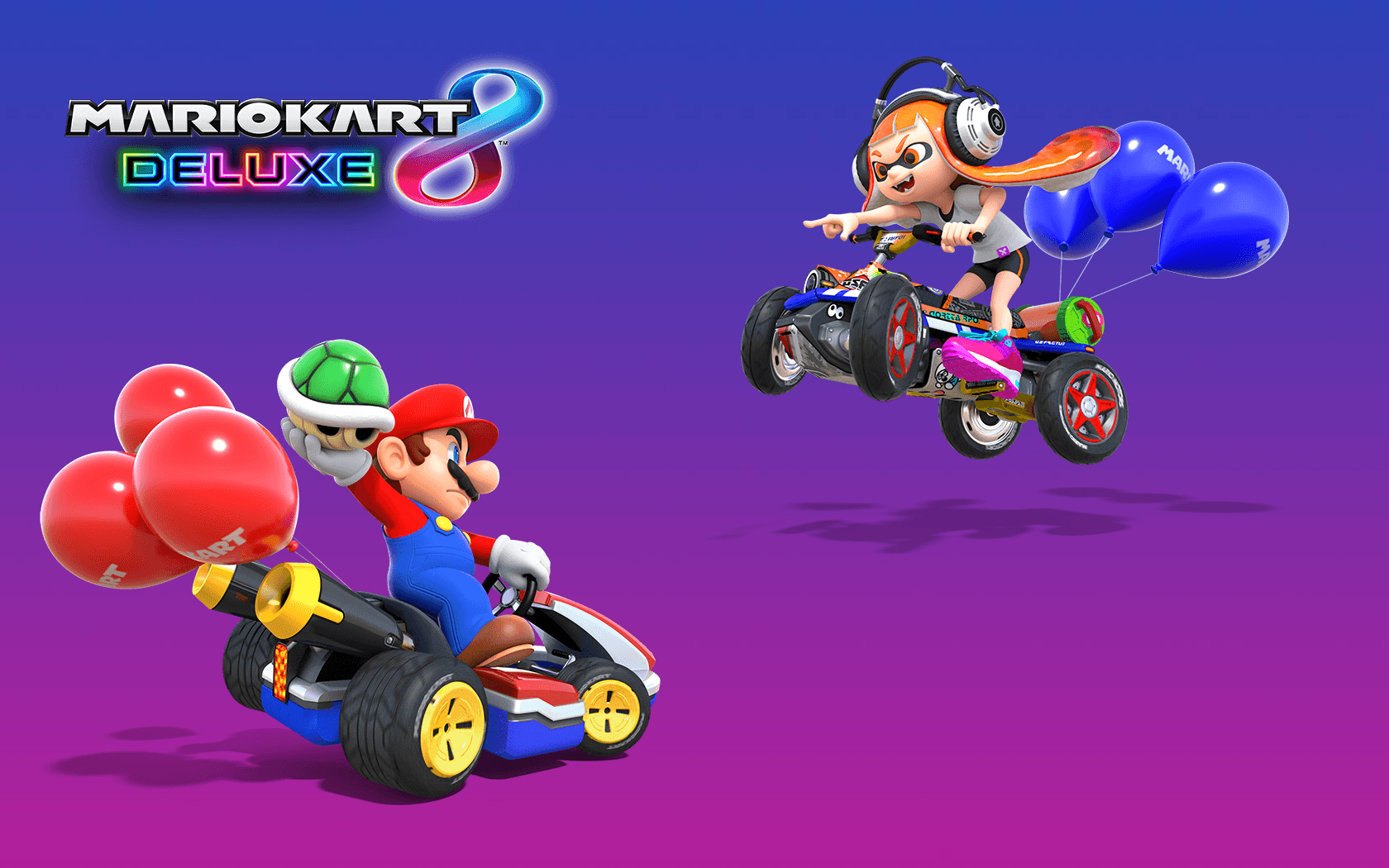 1680x1050 I made this minimalistic wallpaper for Mario Kart 8 Deluxe, Desktop