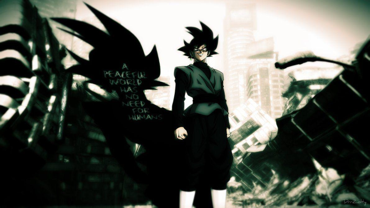 1200x670 Black Goku Quote wallpaper, Desktop