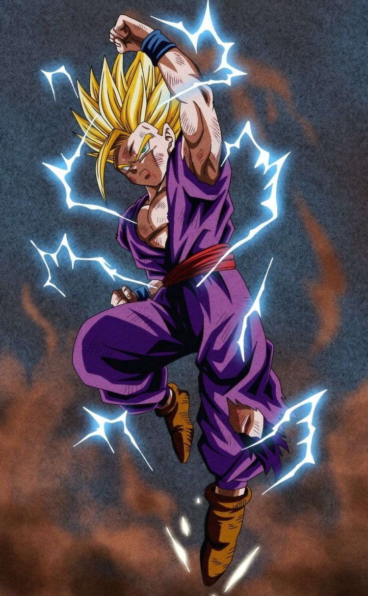 750x1220 SSJ2 Gohan iPhone Wallpaper Free SSJ2 Gohan iPhone Background, Phone