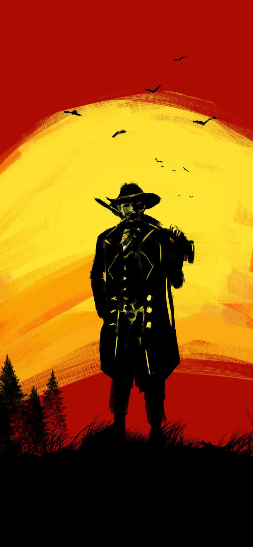 890x1920 Download Western Cowboy iPhone Wallpaper, Phone