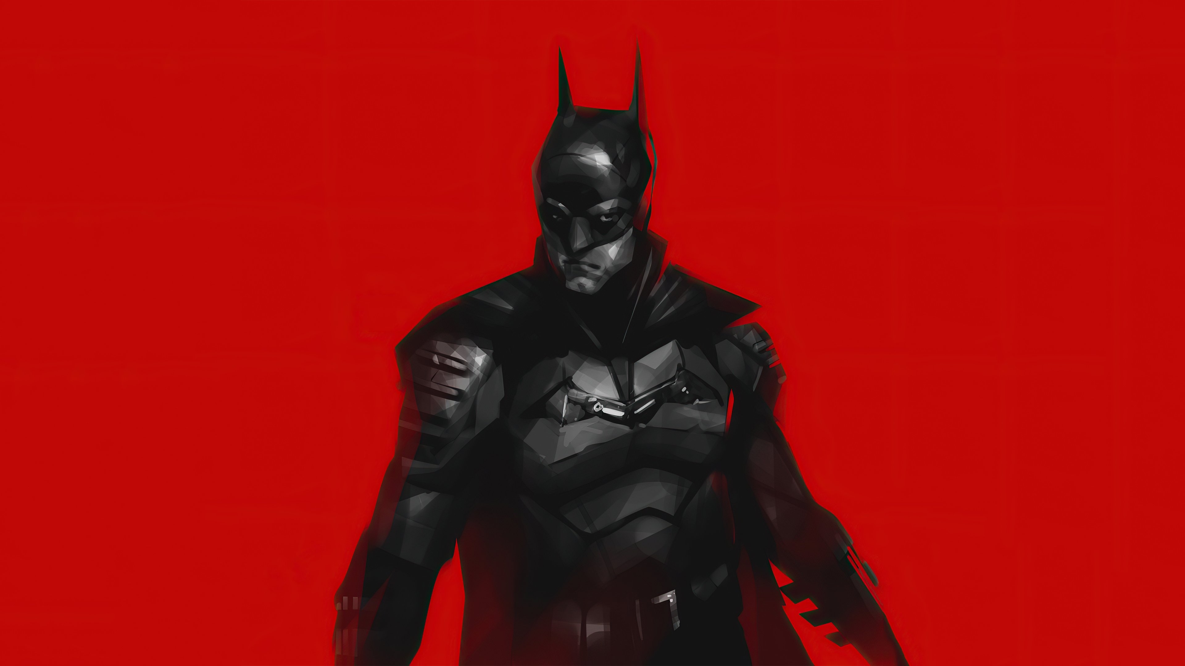 3840x2160 The Batman 2021 Red, HD Superheroes, 4k Wallpaper, Image, Background, Photo and Picture, Desktop