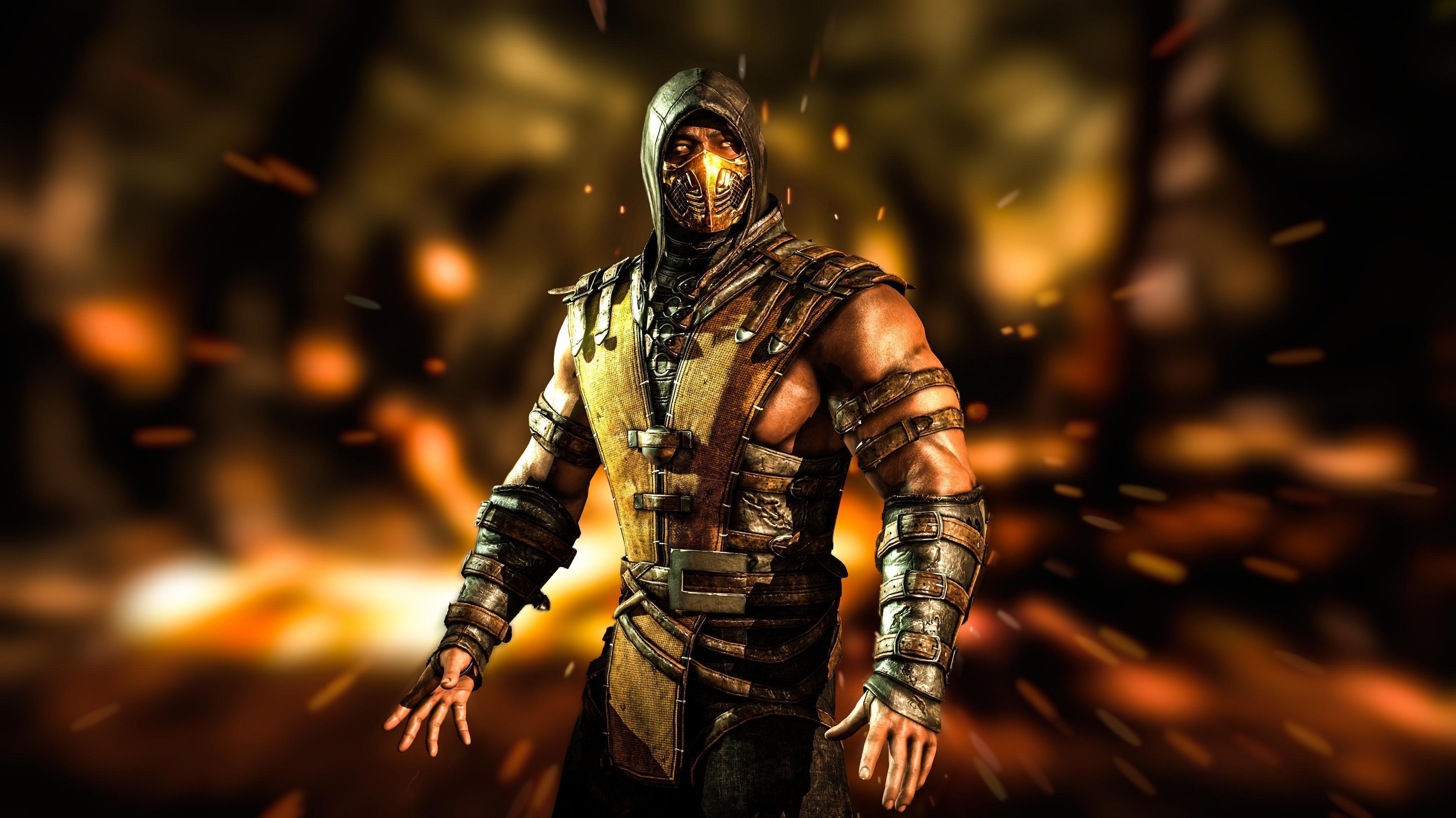 3840x2160 Mortal Kombat X Takeda Wallpaper, Desktop