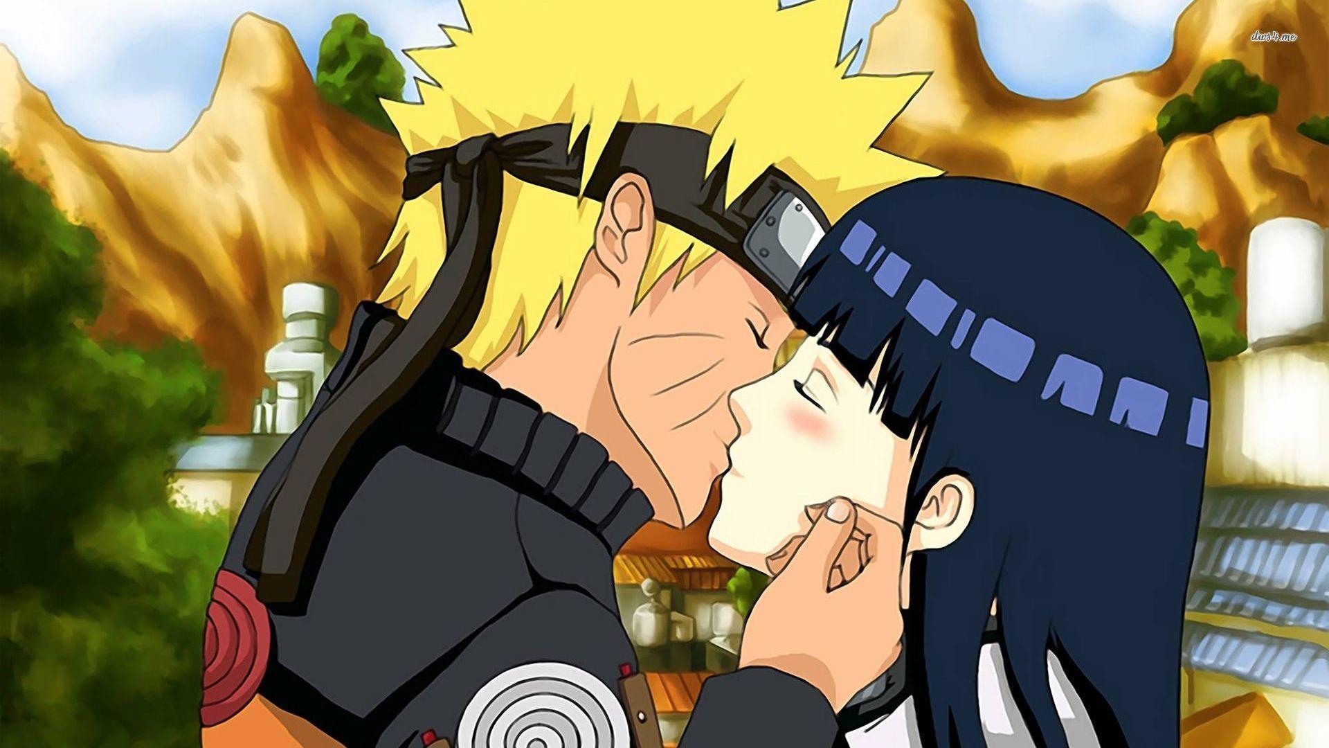 1920x1080 Naruto And Hinata, anime, Kiss, love wallpaper. anime. Wallpaper, Desktop