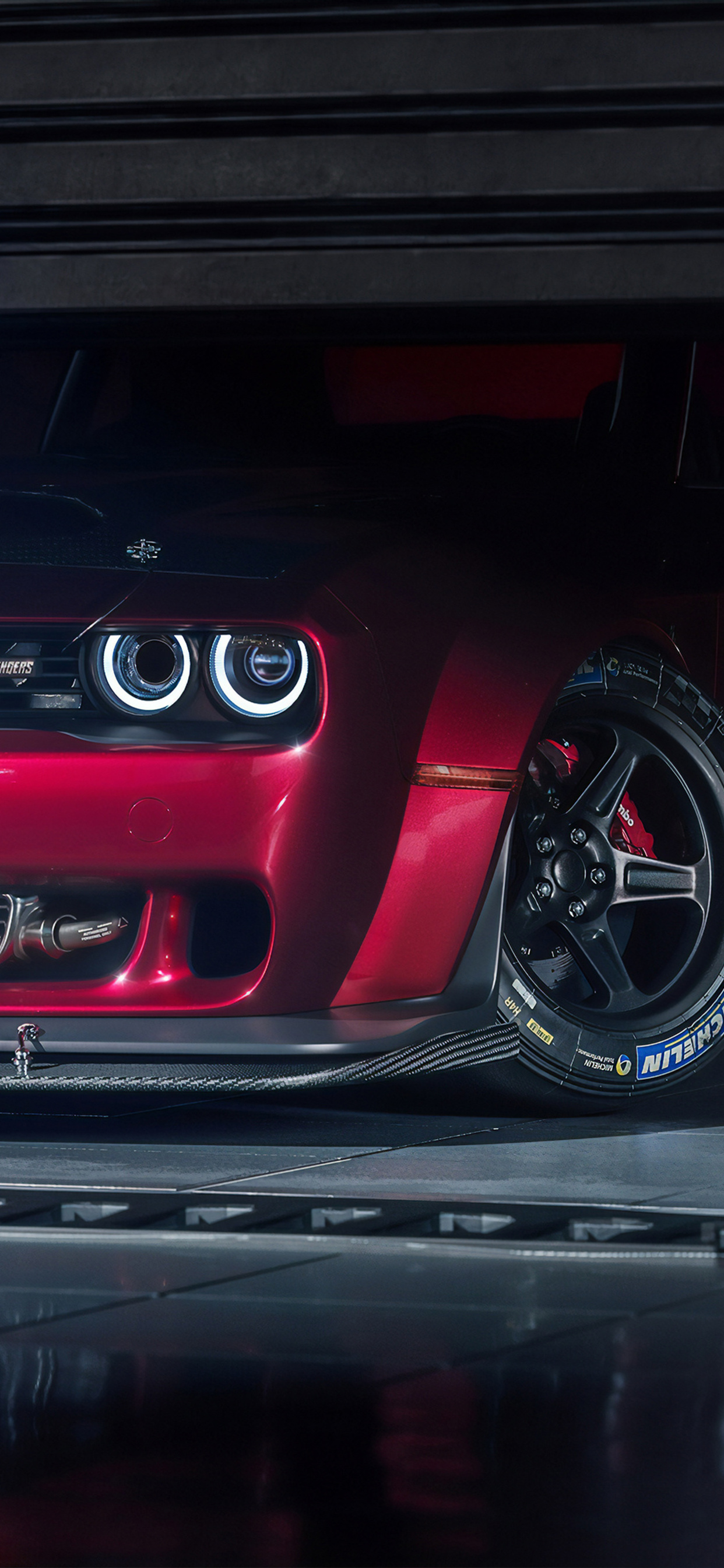 1250x2690 Dodge Challenger Demon 4k iPhone XS MAX HD 4k Wallpaper, Image, Background, Photo and Picture, Phone