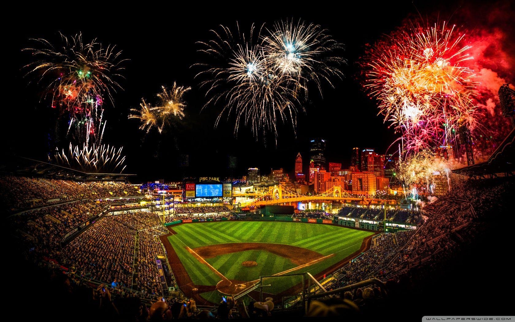 1680x1050 PNC Park Fireworks HD desktop wallpaper, Mobile, Dual Monitor, Desktop