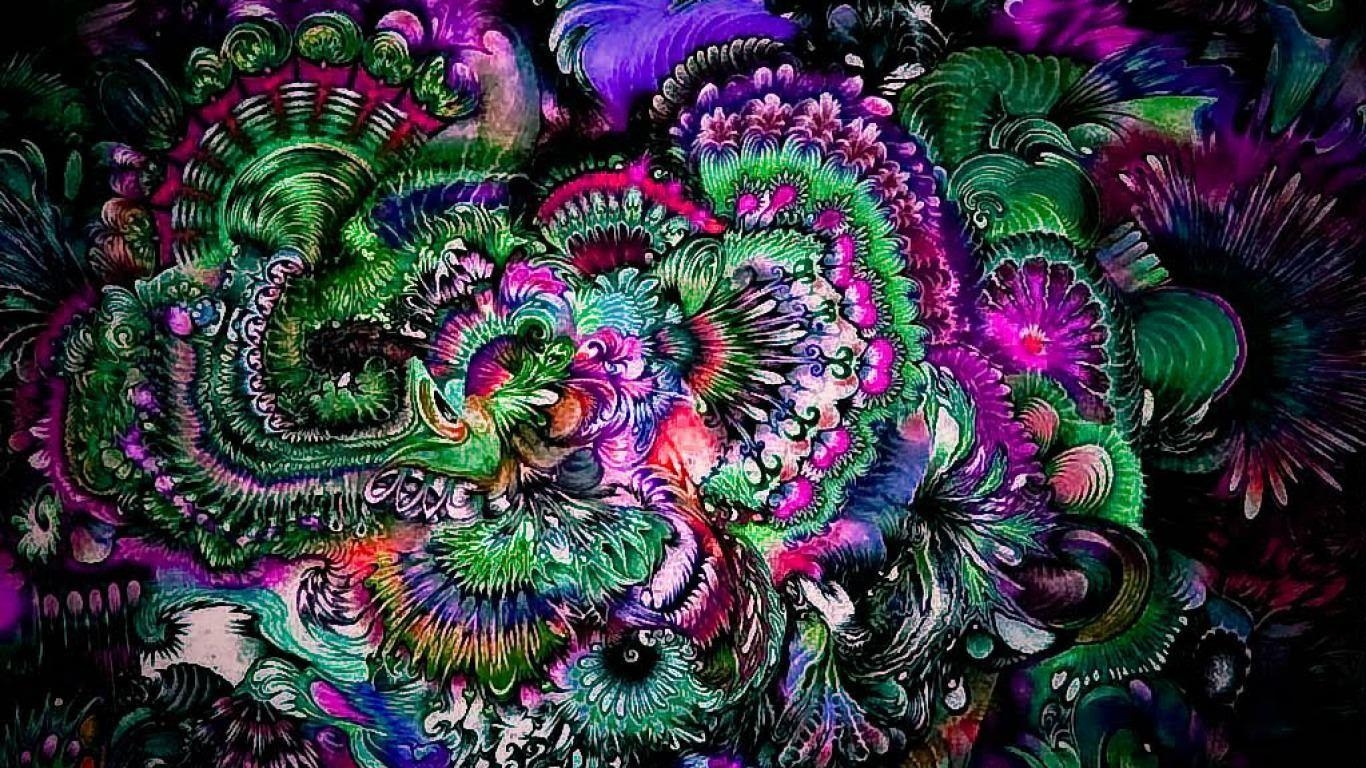 1370x770 Trippy Wallpaper, Background, Image, Desktop