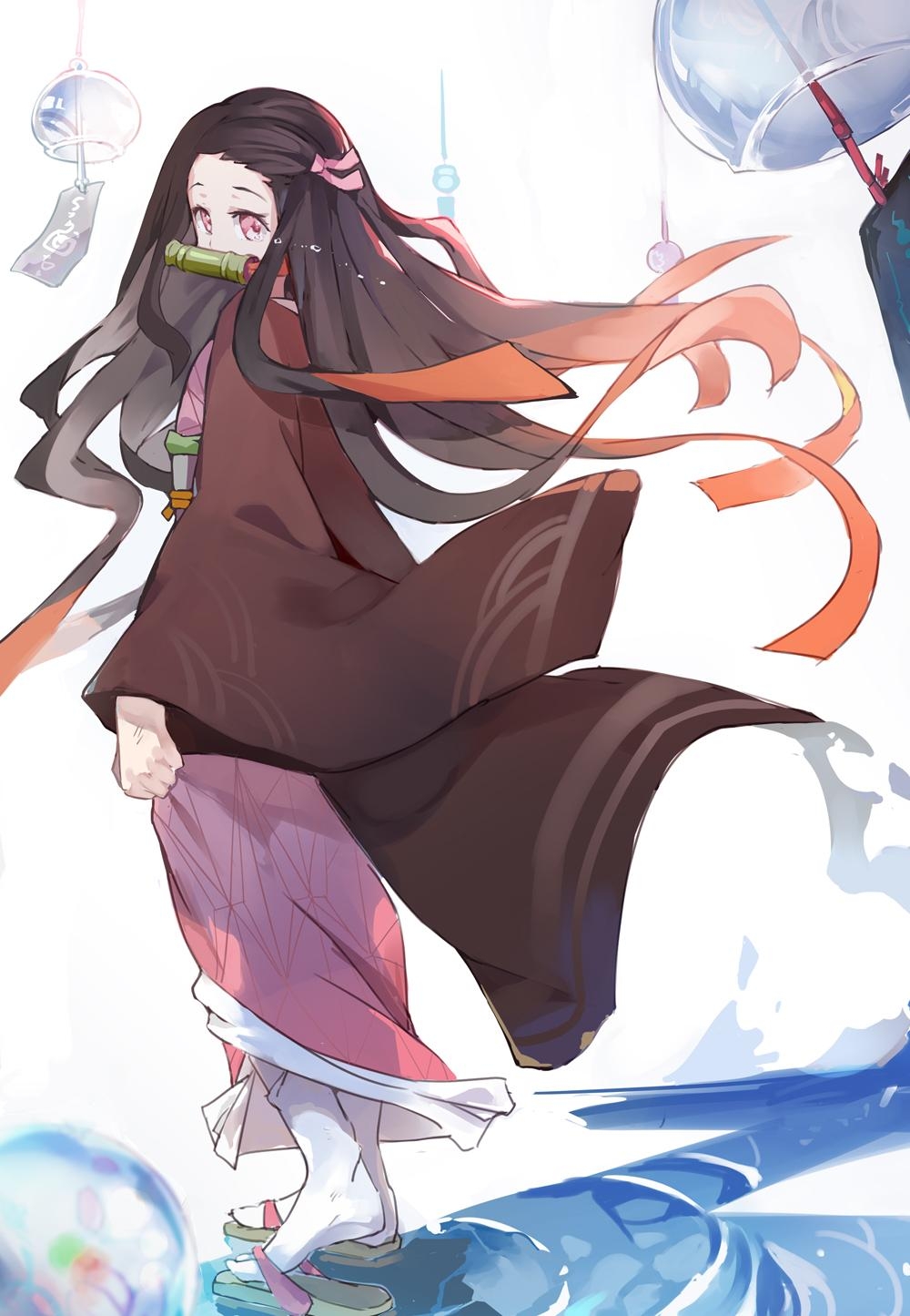 1000x1450 Kamado Nezuko no Yaiba Anime Image Board, Phone