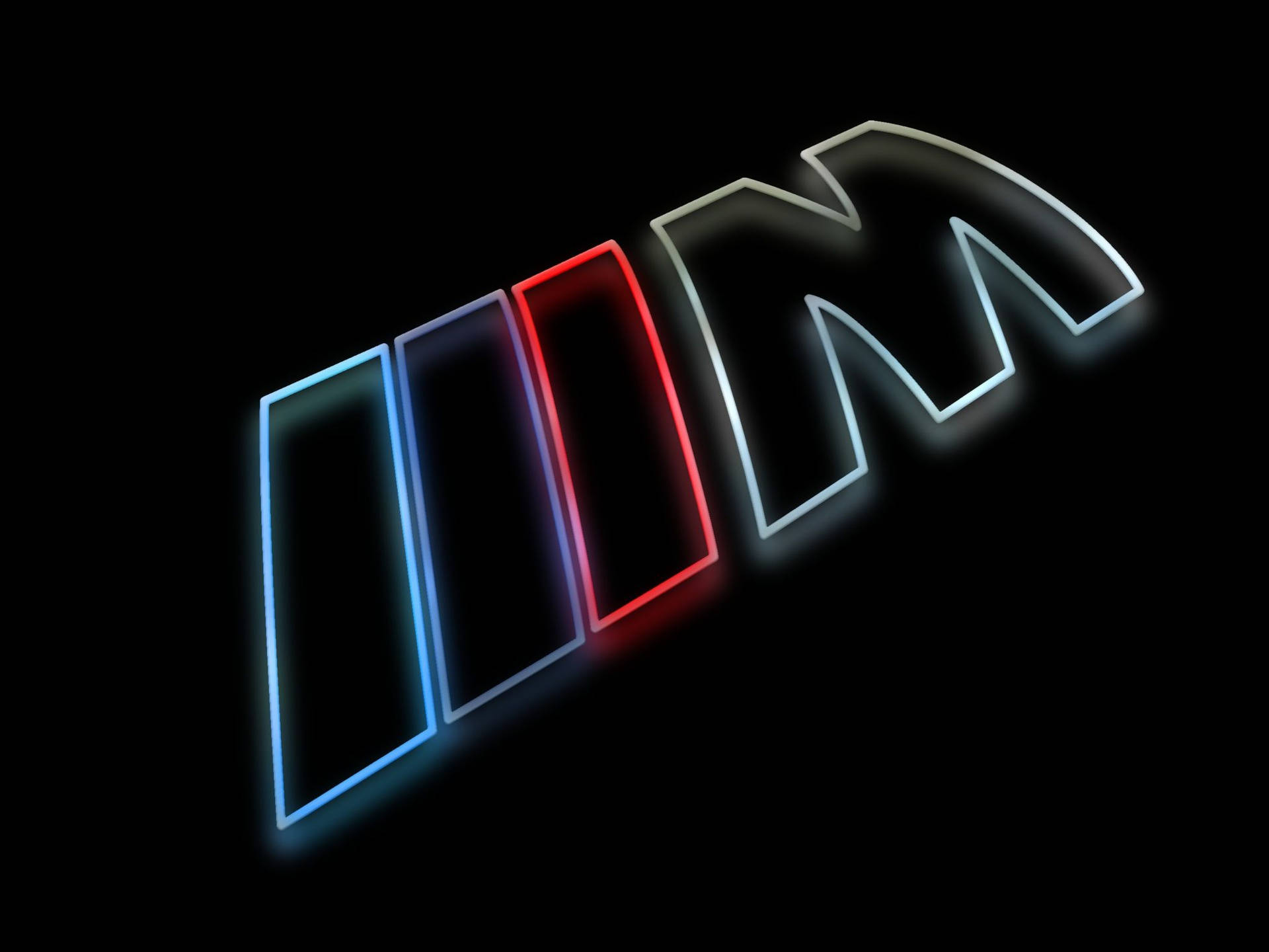 1920x1440 Download free Neon Bmw M Logo Wallpaper, Desktop