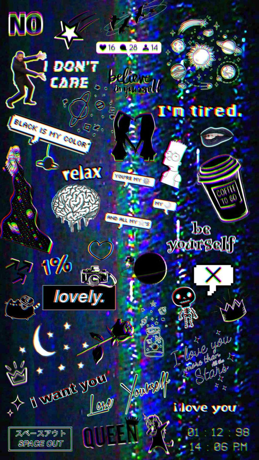 1030x1820 Tum Glitch Art Glitch Art Vaporwave Aesthetic Neon Glow, Phone