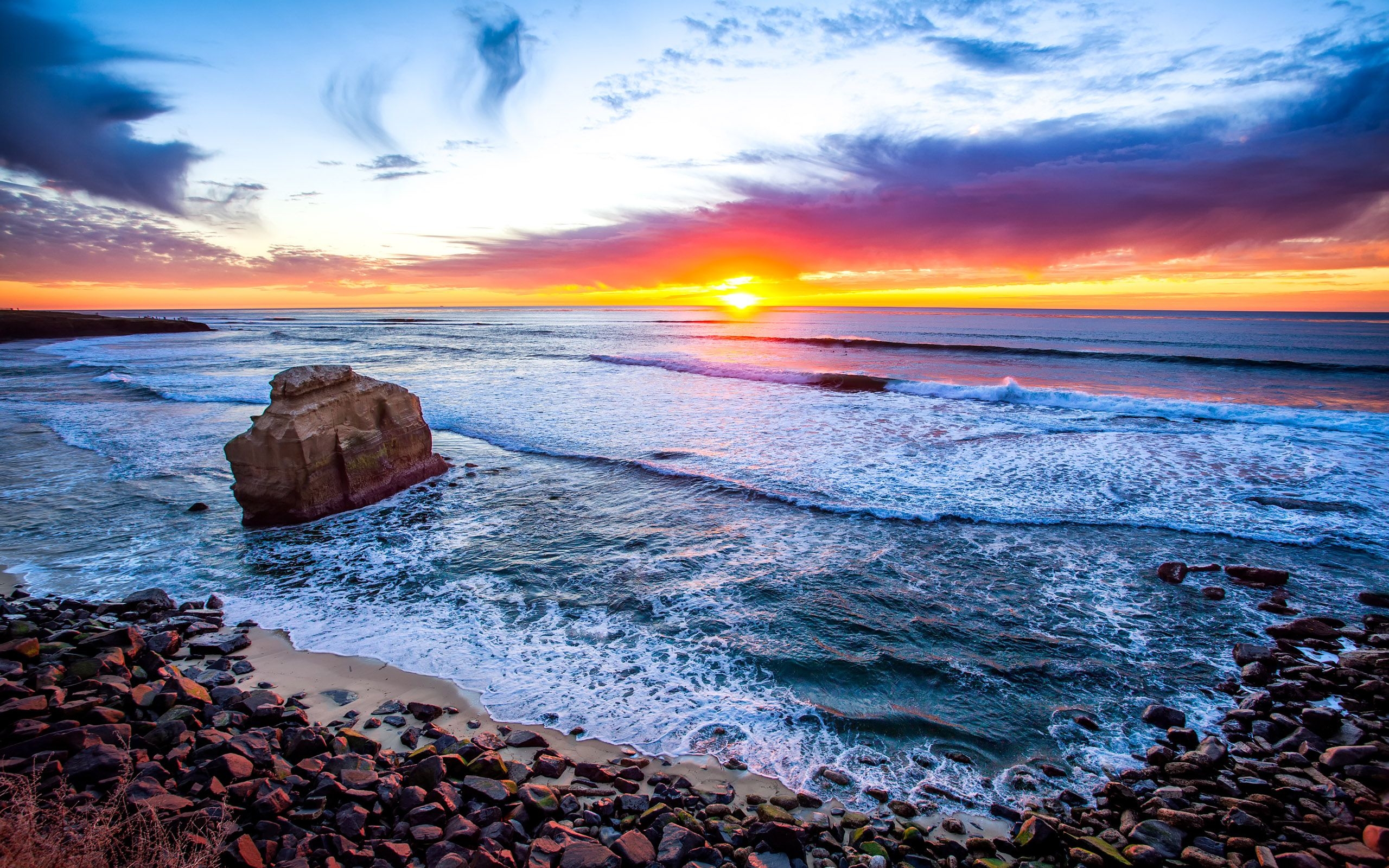 2560x1600 San Diego Beach, Desktop