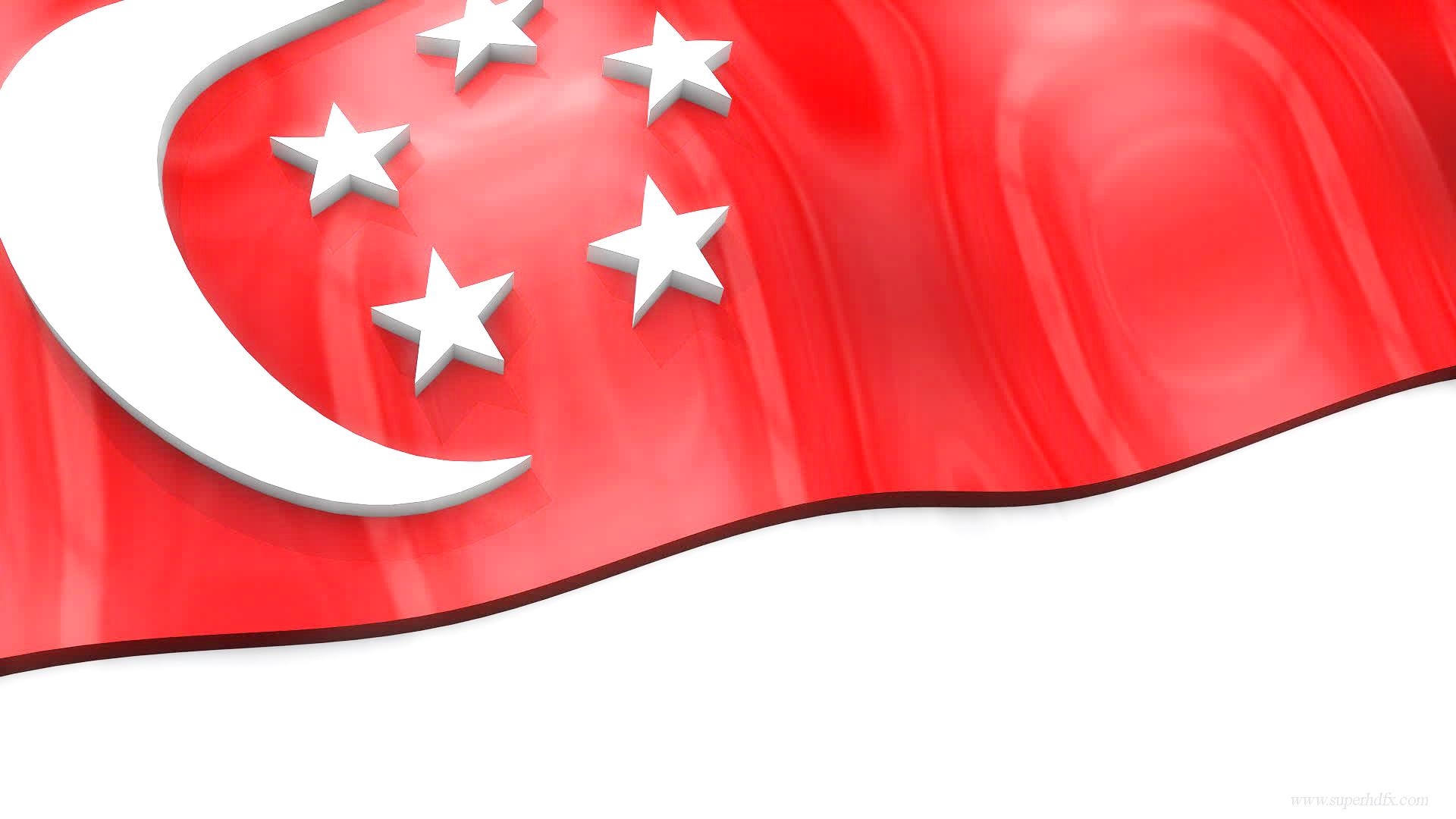 1920x1080 Singapore Flag Image, Desktop