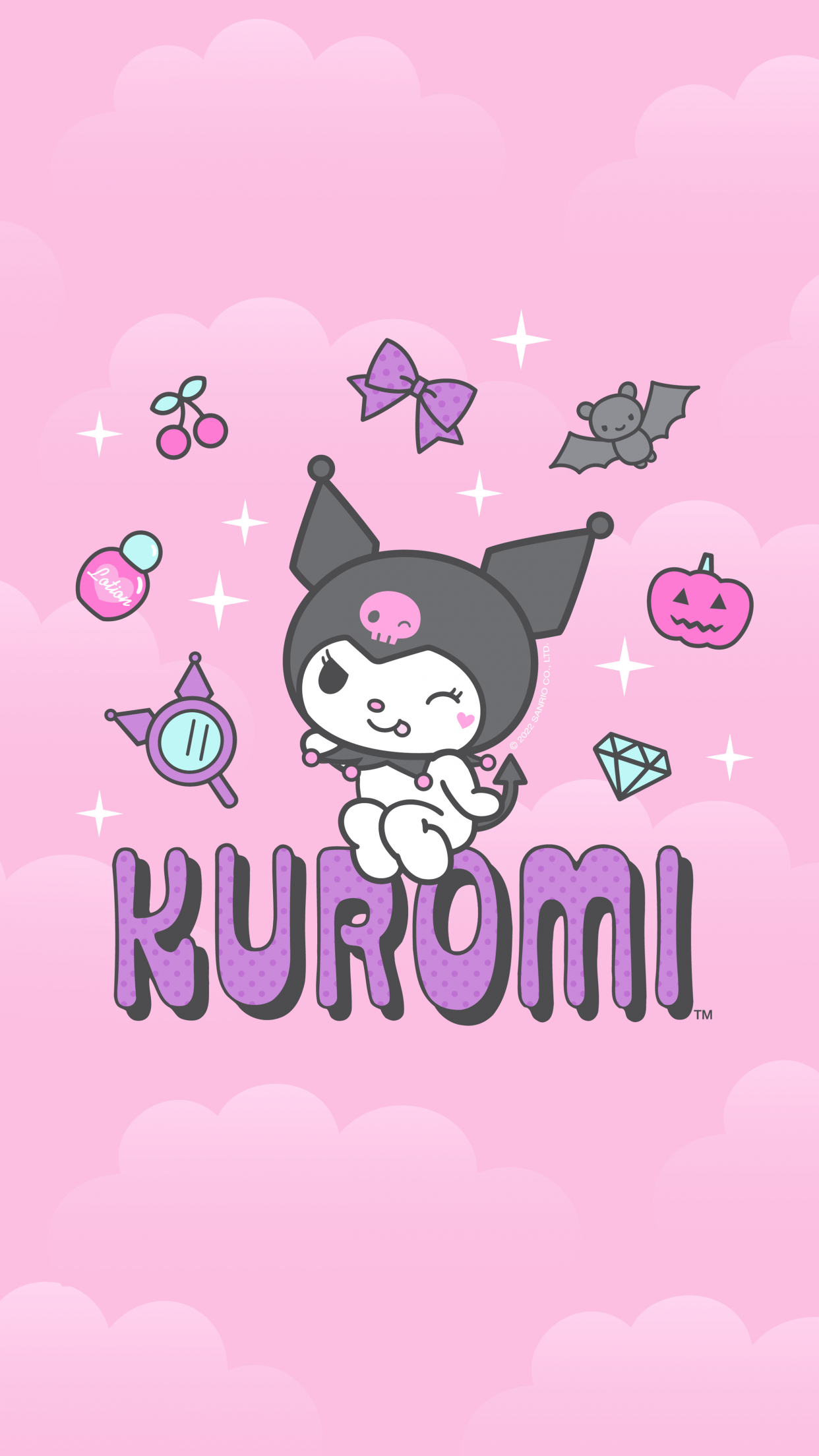 1250x2210 Kuromi Wallpaper 4K, Hello Kitty, Cute, Phone