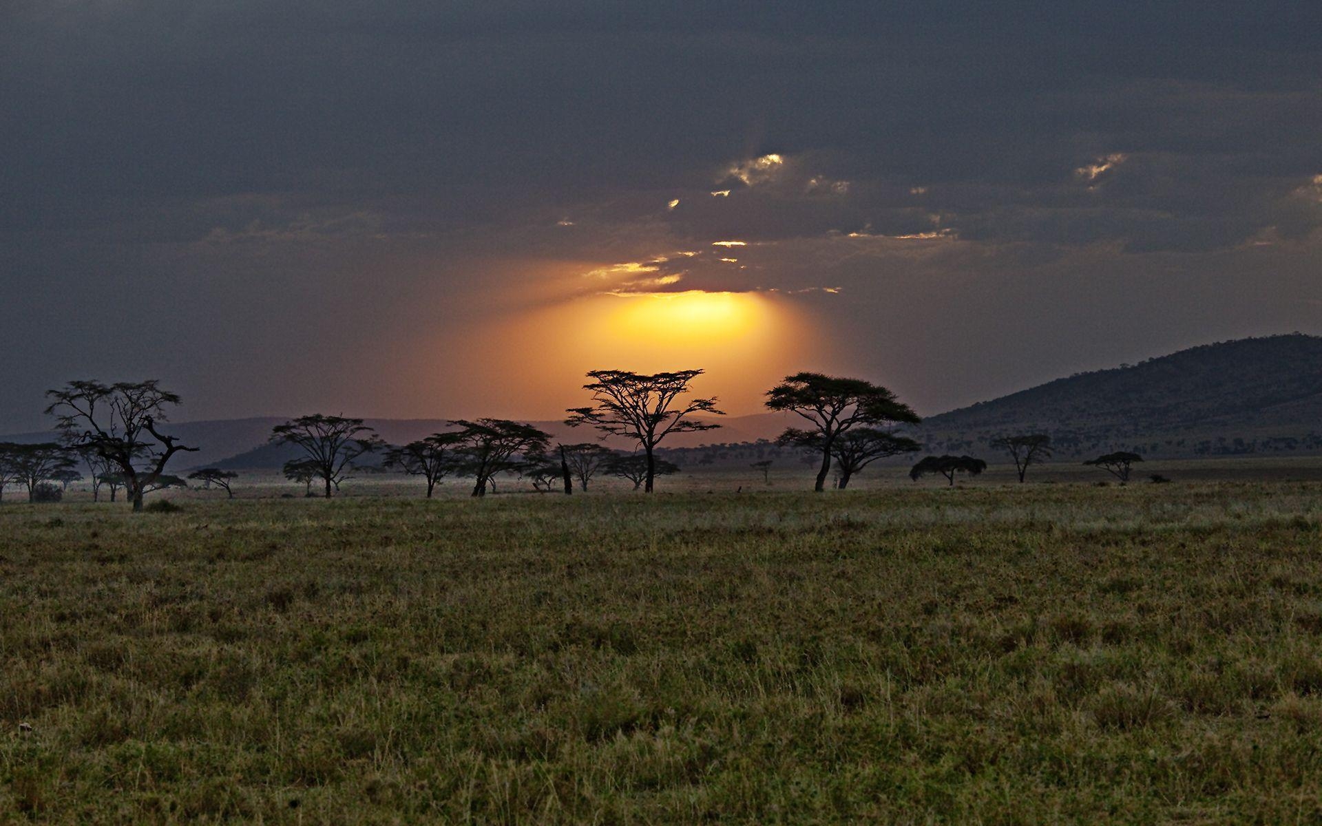 1920x1200 Sunset kenya africa Wallpaper, Desktop