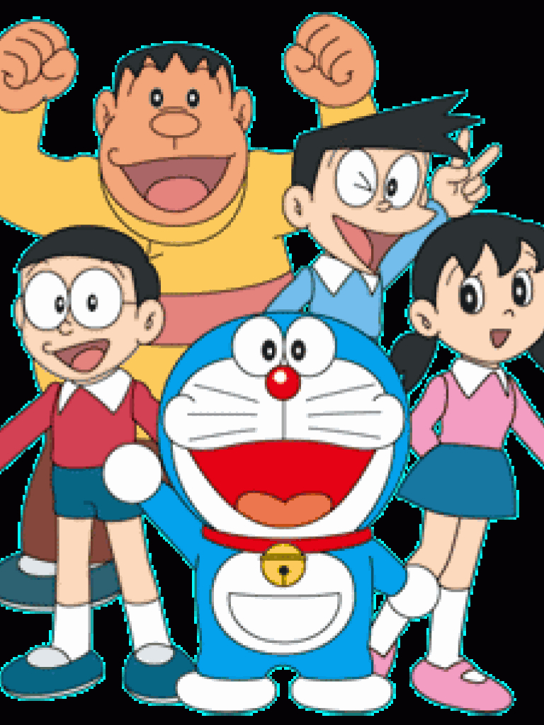 770x1030 Free download Doraemon And Friends Wallpaper 2015 [1024x1024], Phone