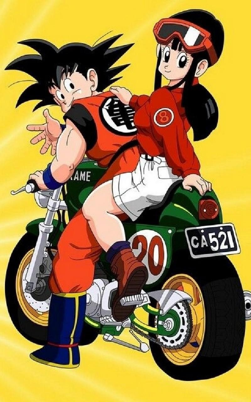 800x1280 Goku and Chi Chi Wallpaper Art for Android, Phone