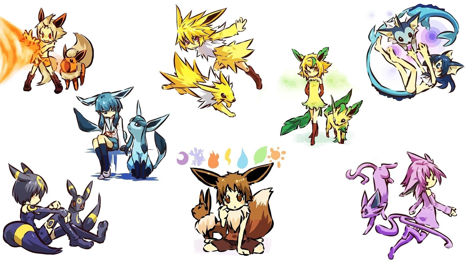 1920x1080 Wallpaper.wiki Background Eeveelutions HD PIC WPB007044. Wallpaper, Desktop