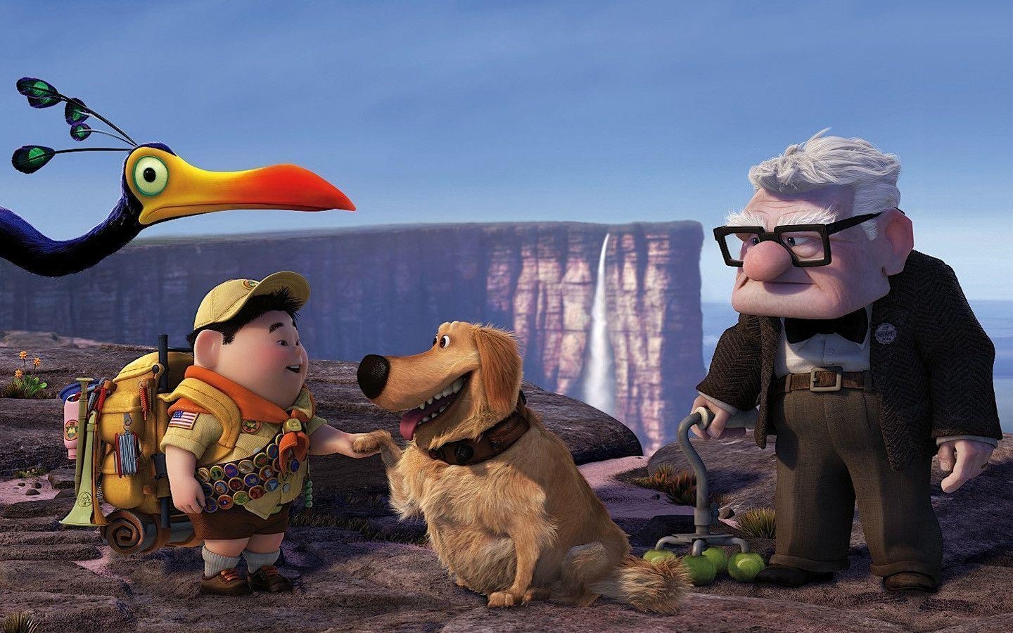 1440x900 Russell Dug Carl Fredricksen in Pixar&;s UP Wallpaper, Desktop