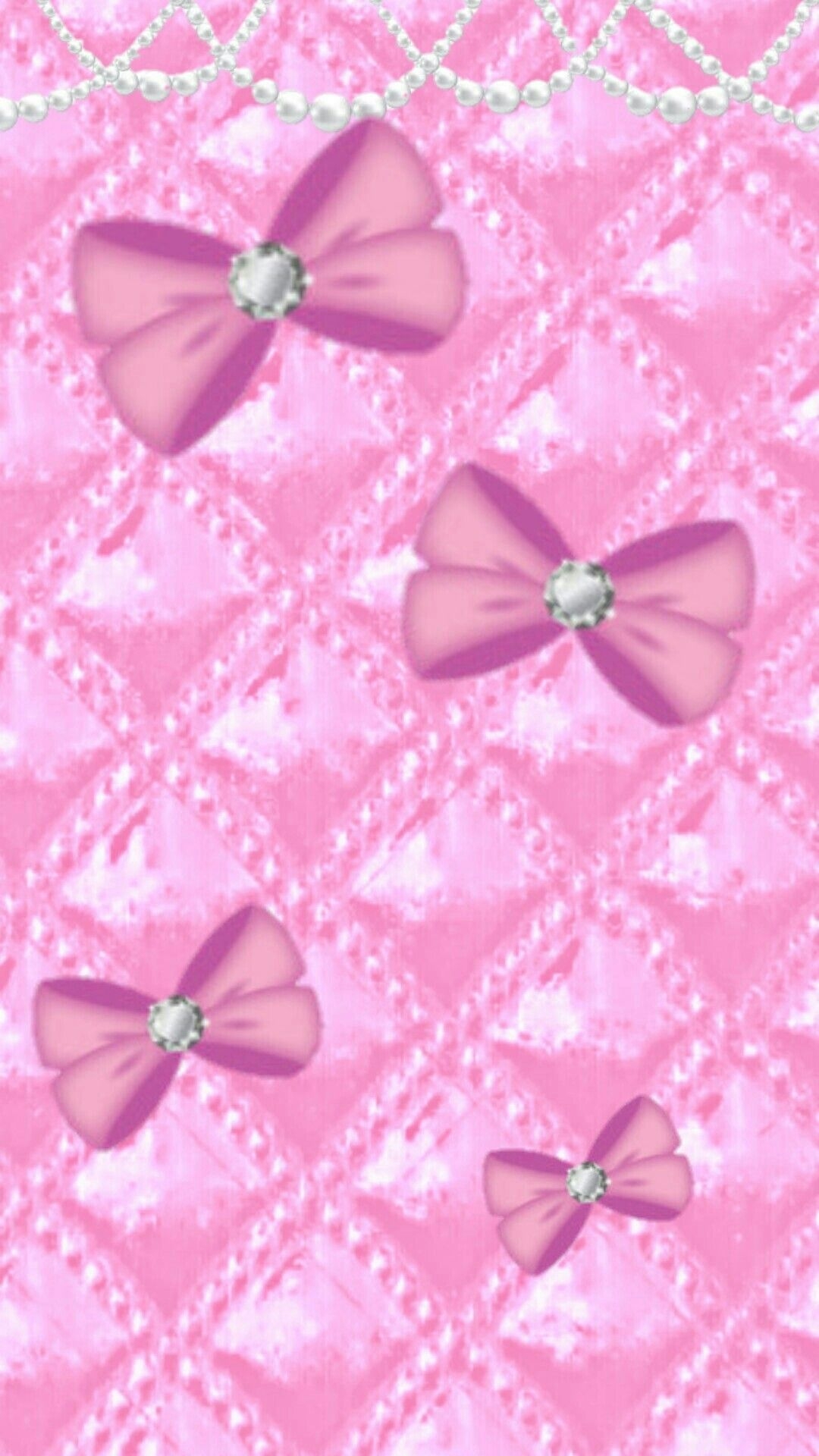 1080x1920 Pink Bow Wallpaper Free Pink Bow Background, Phone