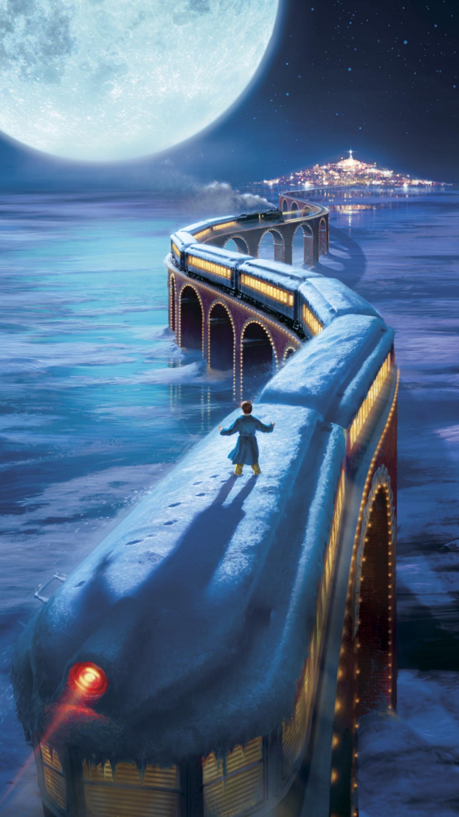 1540x2740 The Polar Express (2004) Phone Wallpaper, Phone