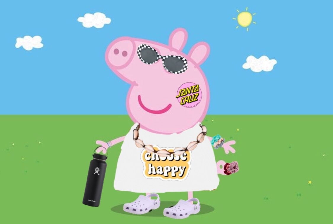 1130x760 freetoedit vsco peppa. Peppa pig funny, Peppa pig wallpaper, Pig wallpaper, Desktop