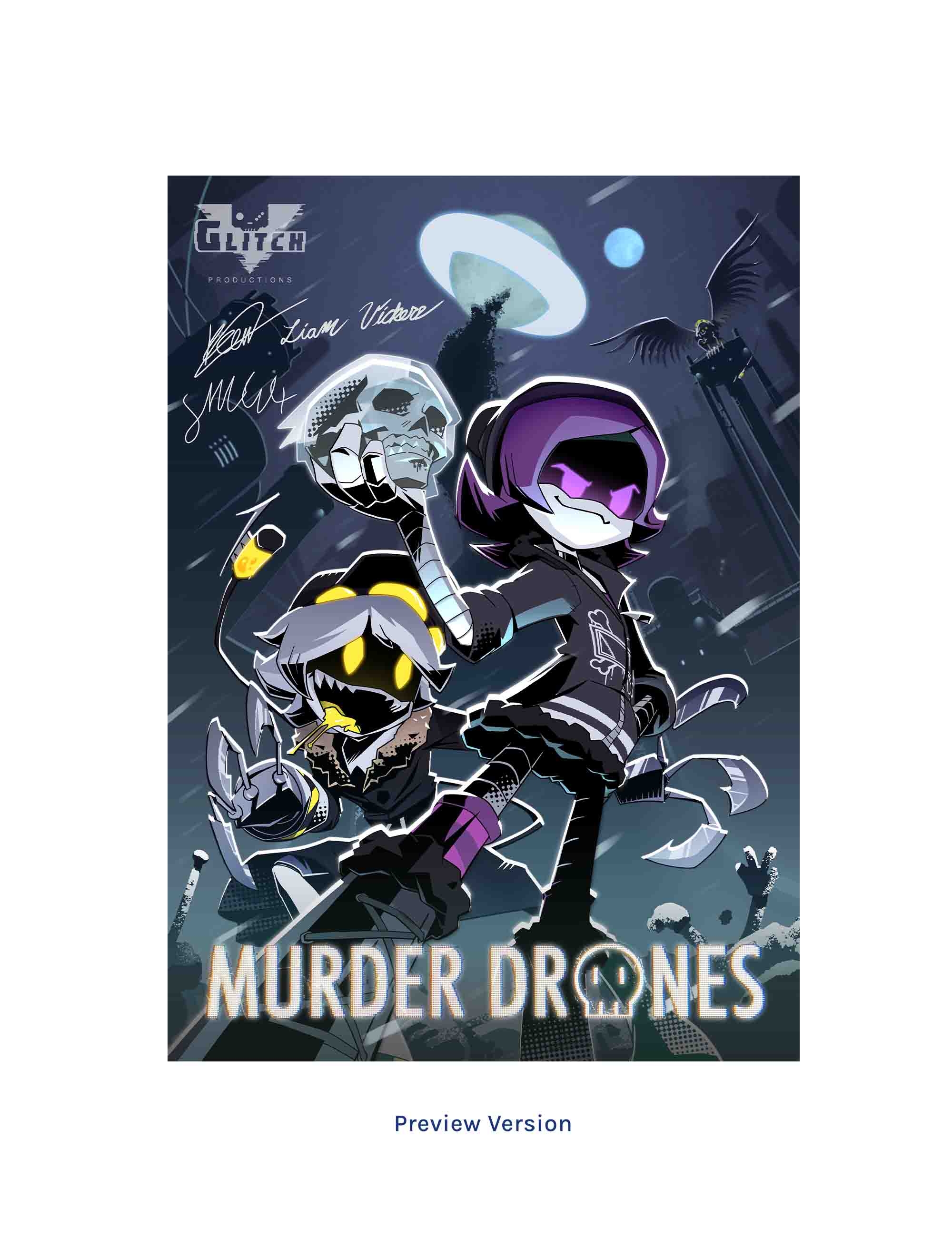 2000x2600 SIGNED) Murder Drones Poster (Pre Order), Phone