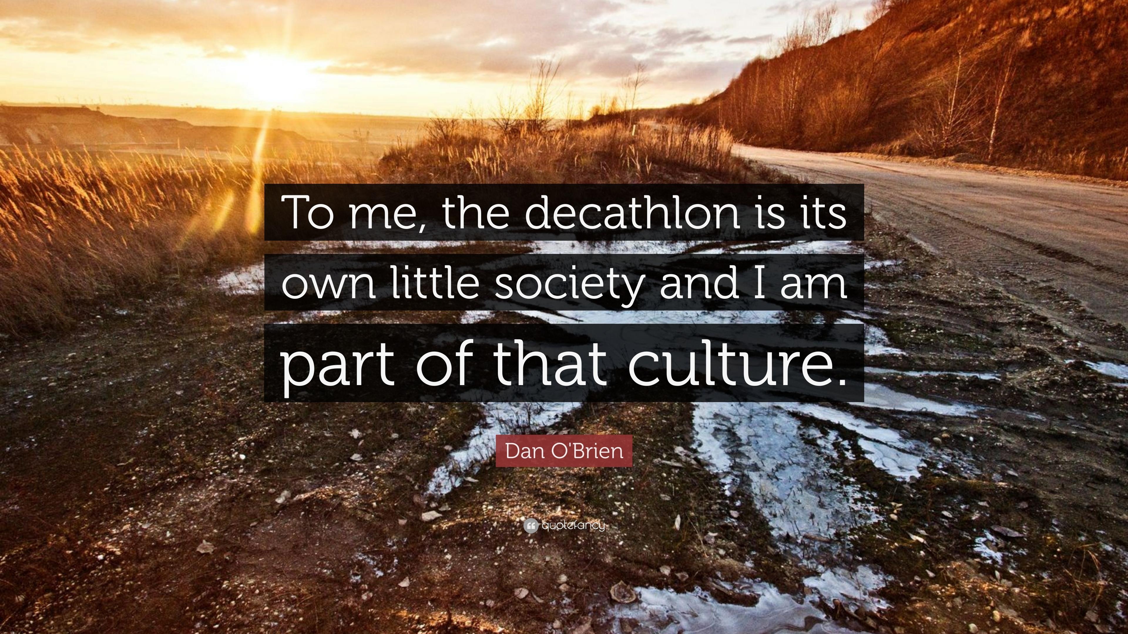 3840x2160 Dan O'Brien Quote: “To me, the decathlon is its own little society, Desktop