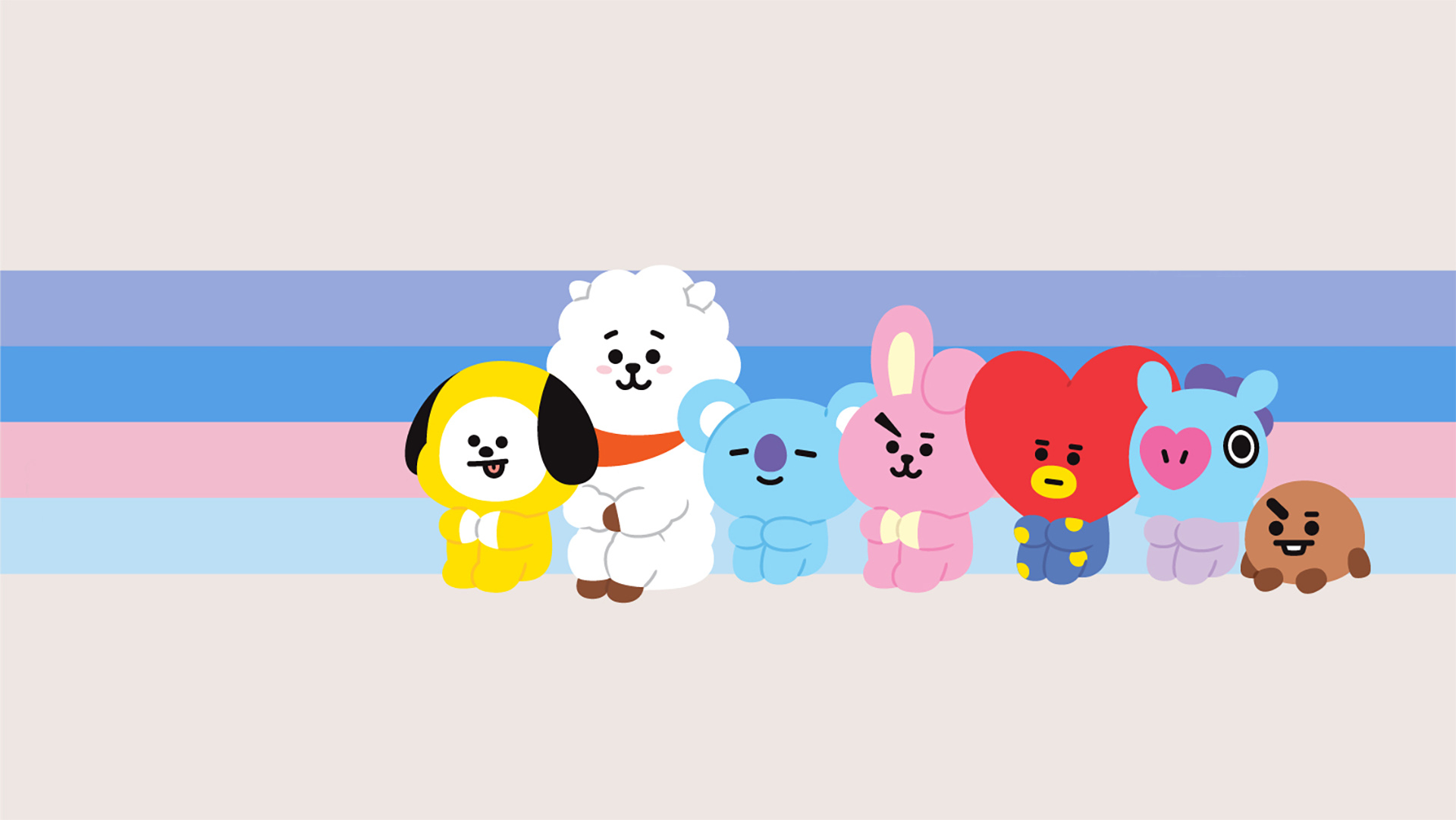 1920x1090 daily bt21 desktop wallpaper on X, Desktop