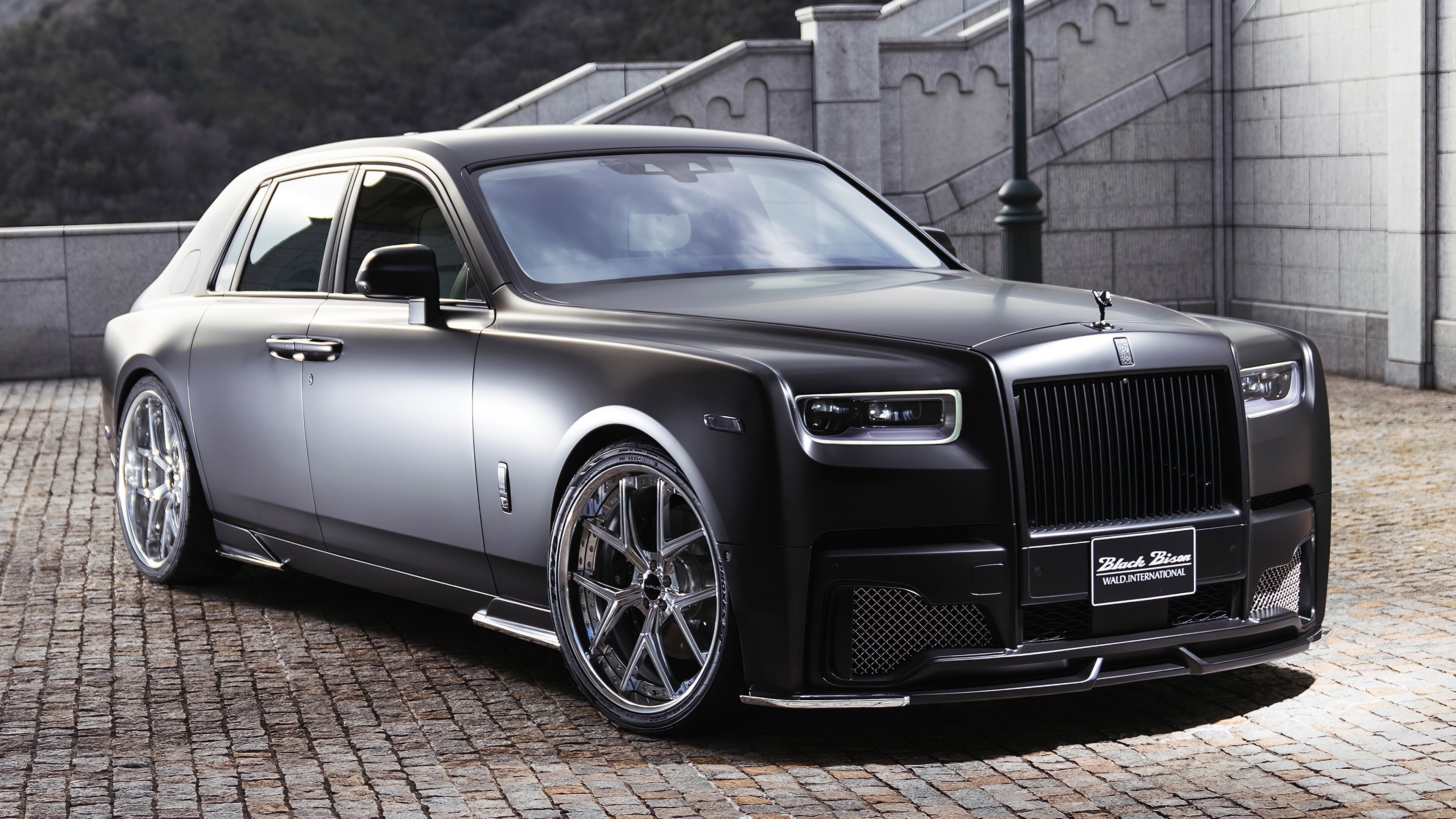 3840x2160 4K Wallpaper of 2019 WALD Rolls Royce Phantom Sports Line Black Bison Edition Car, Desktop