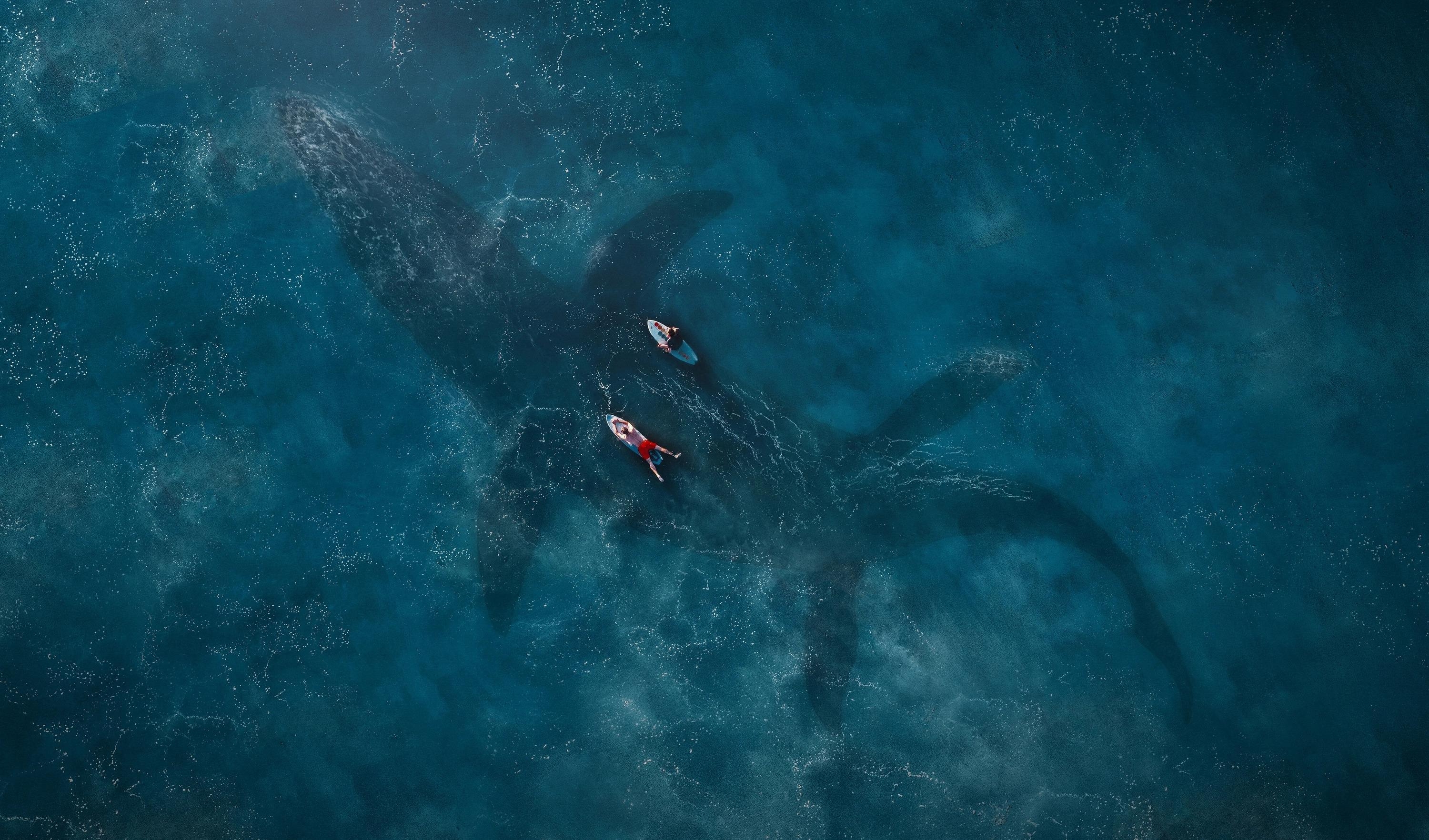 3000x1770 Wallpaper Jurassic World: Fallen Kingdom, Mosasaurus, HD, Movies, Desktop