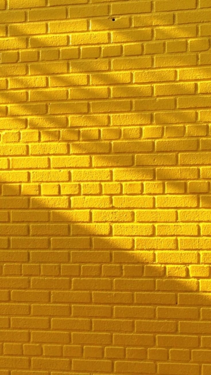 740x1310 iPhone Wallpaper. Wall, Yellow, Brick, Orange, Brickwork, Pattern, Phone