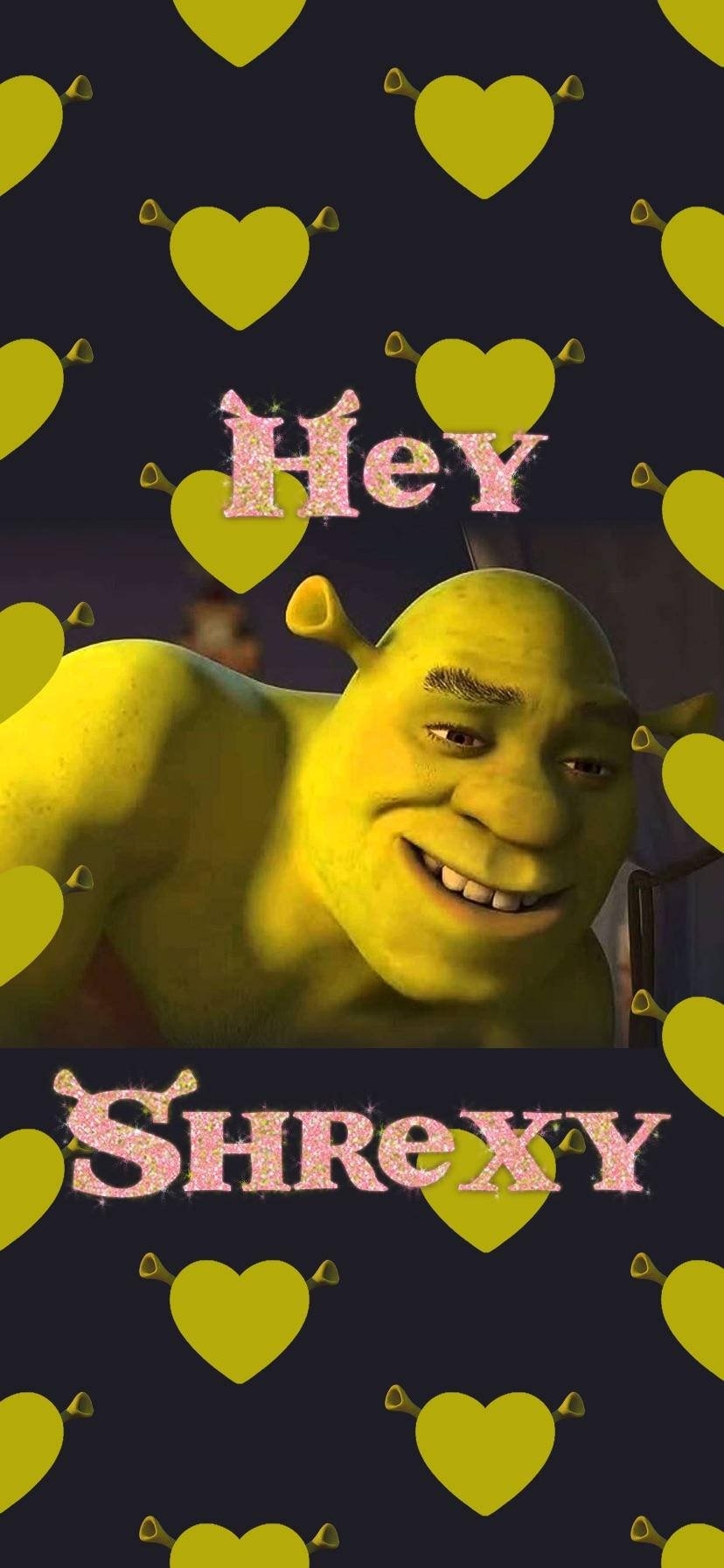 830x1800 Download Shrek Hey Shrexy Wallpaper, Phone