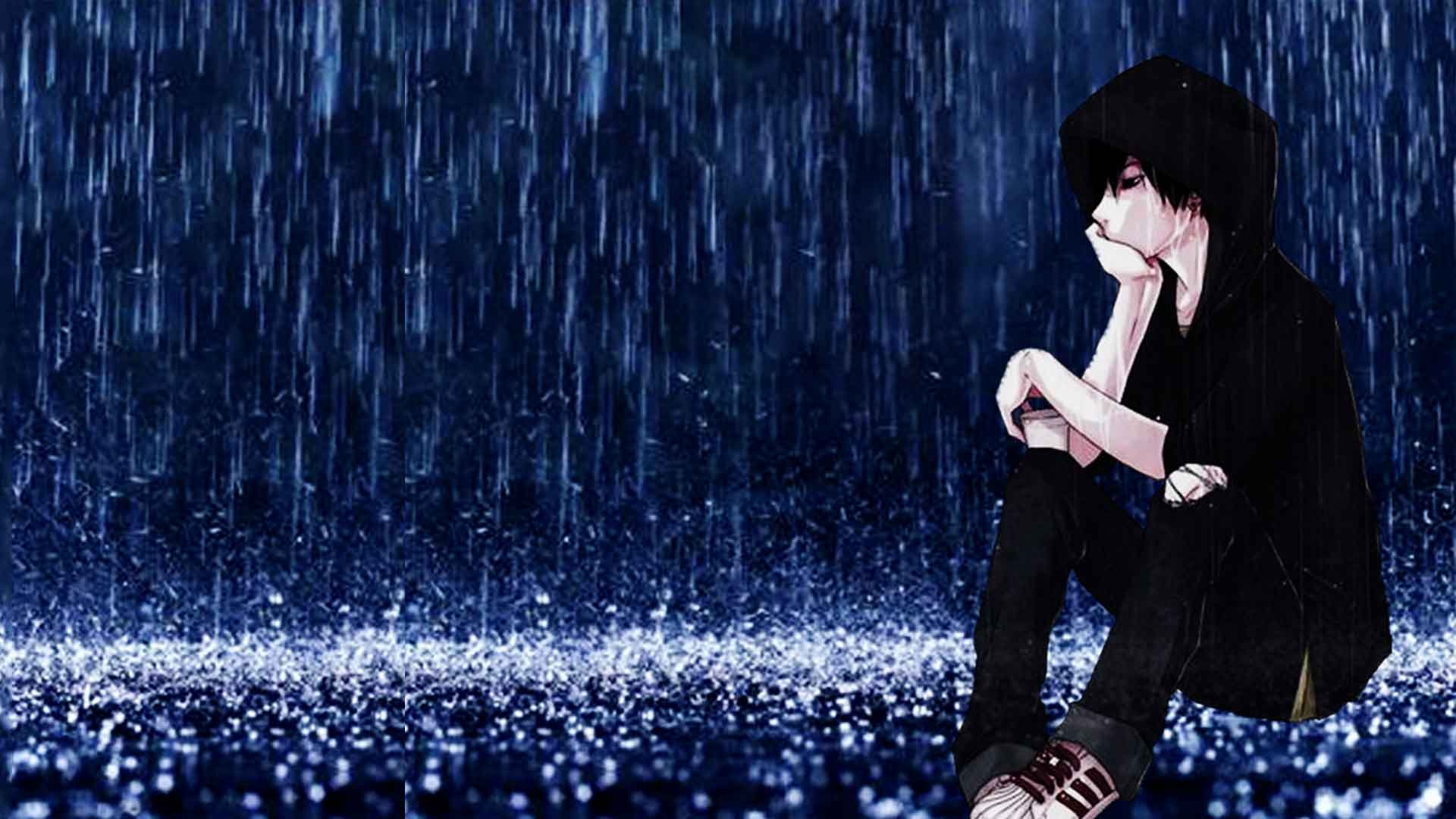 1920x1080 Sad Anime Boy Image. Sad Cartoon Boy Alone Pic, Desktop