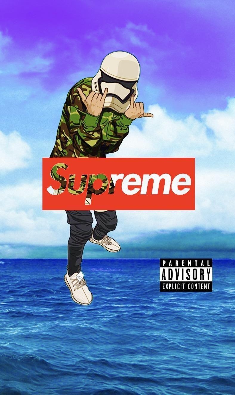 790x1330 supreme #cartoon. Wallpaper. Supreme, Phone