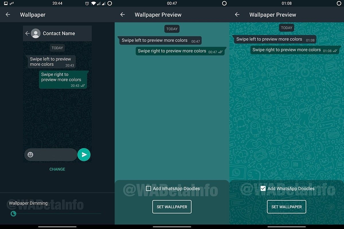 1200x800 WhatsApp is Bringing Wallpaper Dimming and Doodles to Chat Background in New Update, Desktop